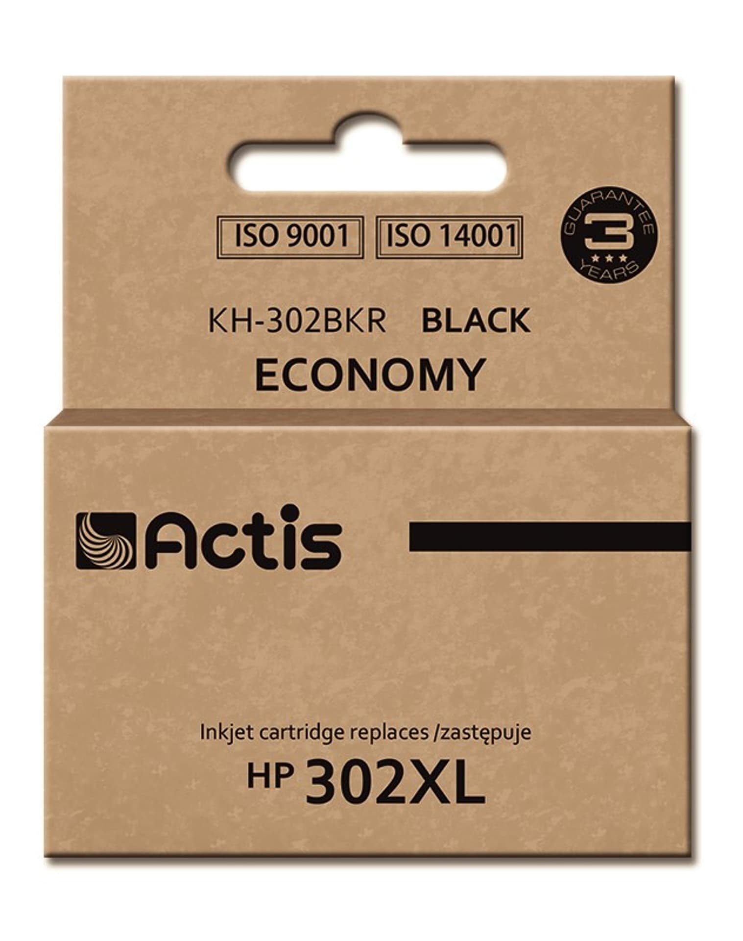 

Tusz ACTIS KH-302BKR (zamiennik HP 302XL F6U68AE; Premium; 15 ml; czarny)