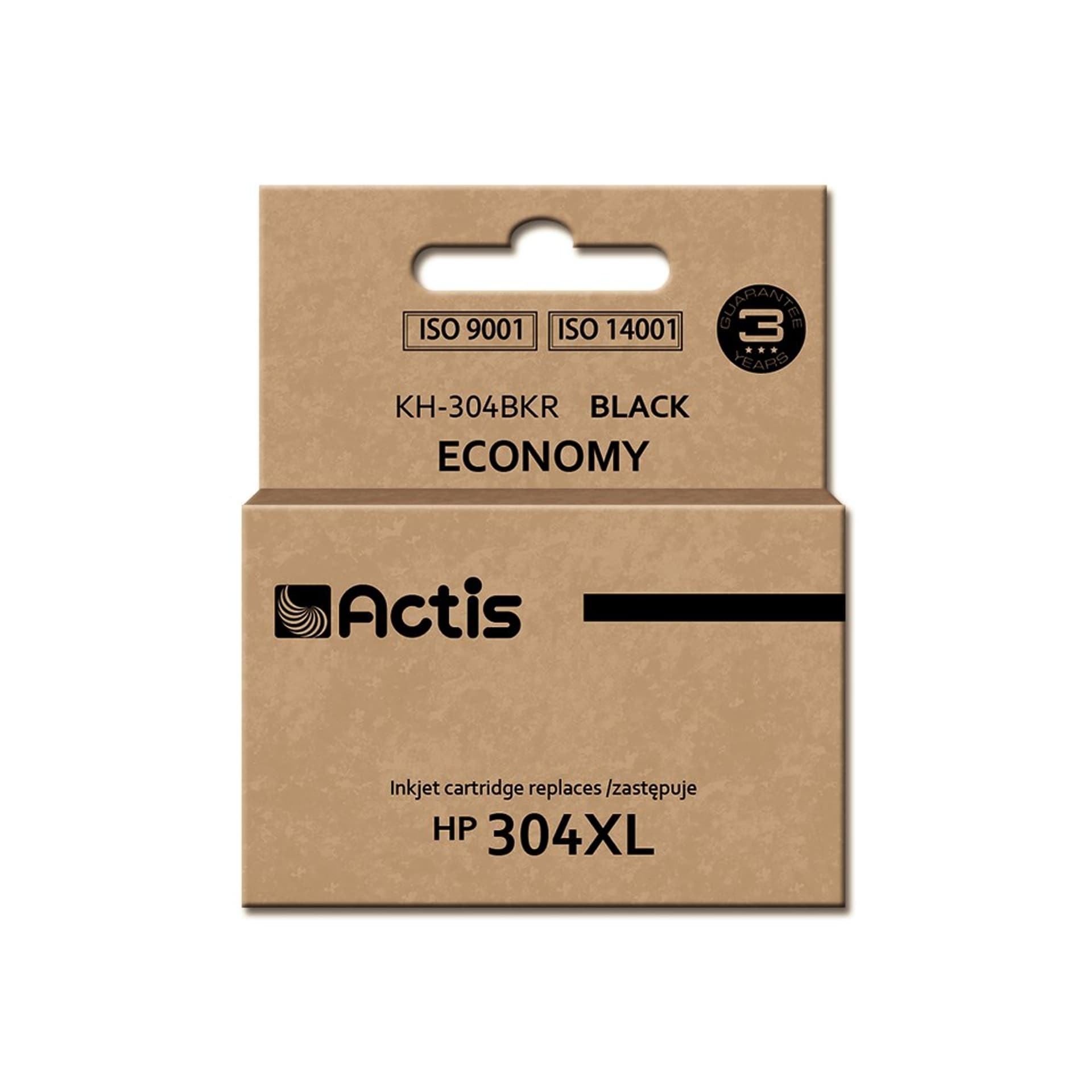 

Tusz ACTIS KH-304BKR (zamiennik HP 304XL N9K08AE; Premium; 15 ml; czarny)