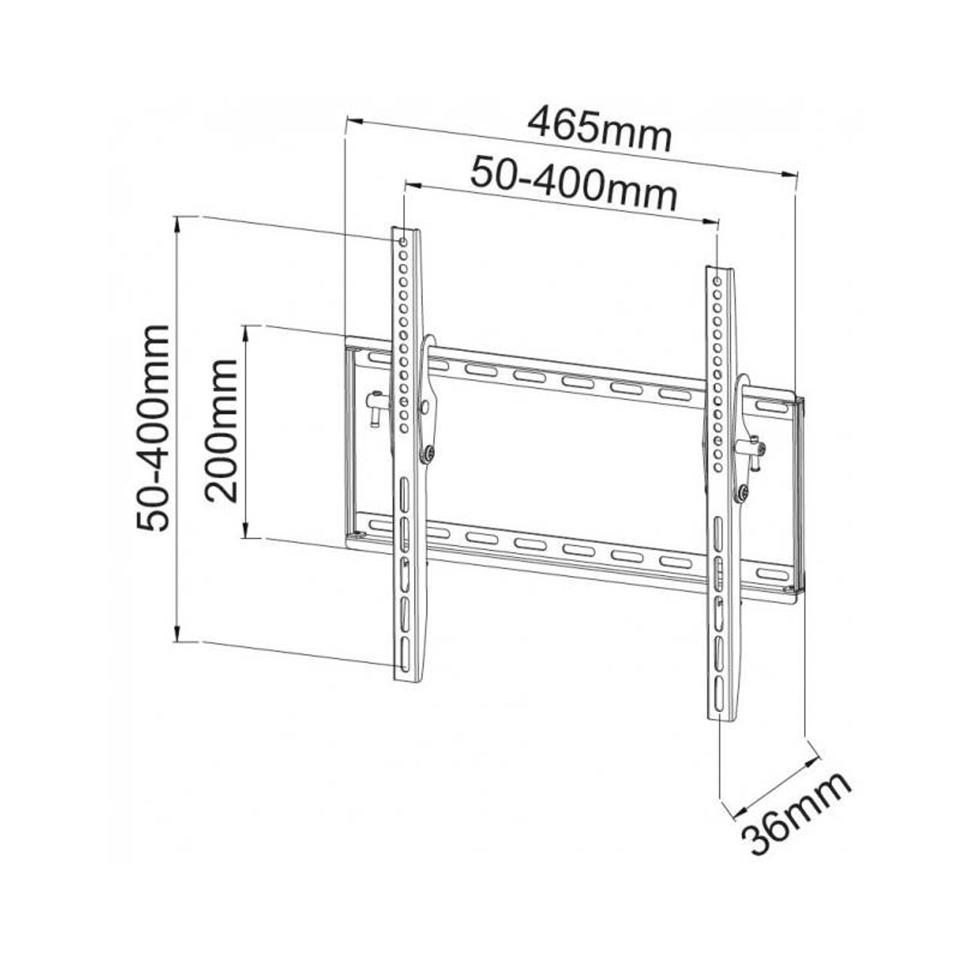 

TECHLY UCHWYT ŚCIENNY TV LED/LCD 23-55 CALI 45KG U
