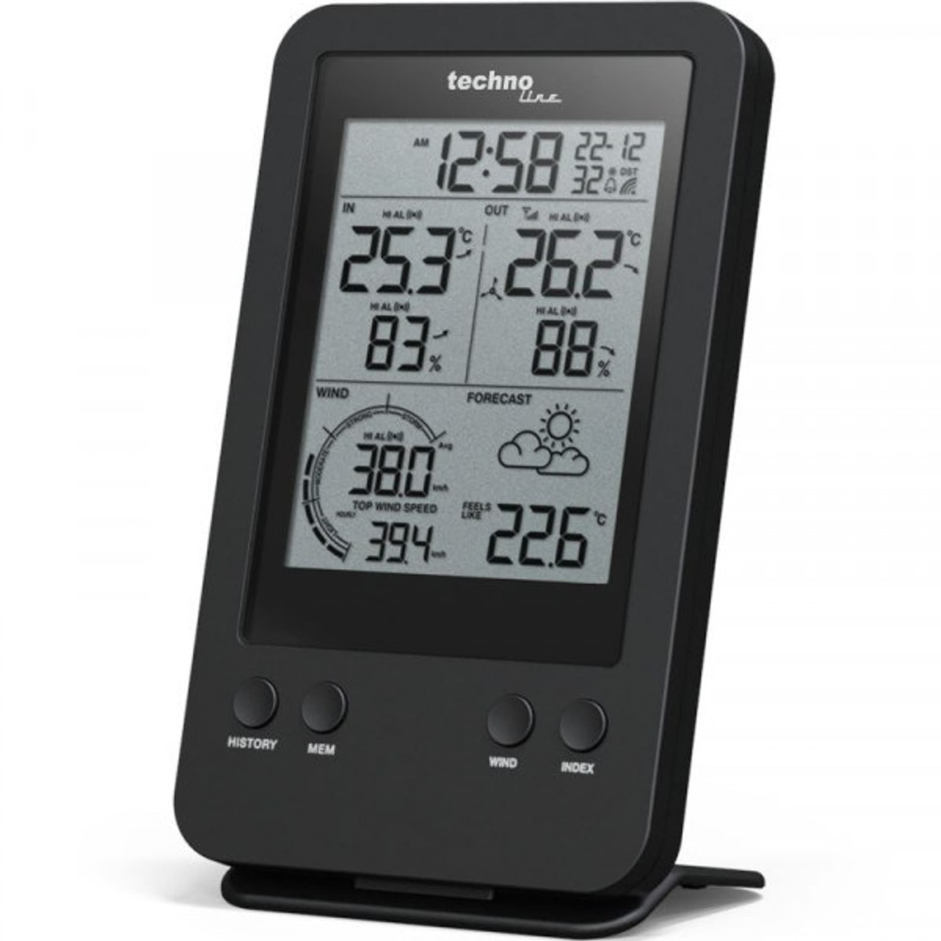

Stacja pogodowa / Anemometr / Wiatromierz TECHNOLINE WS9008