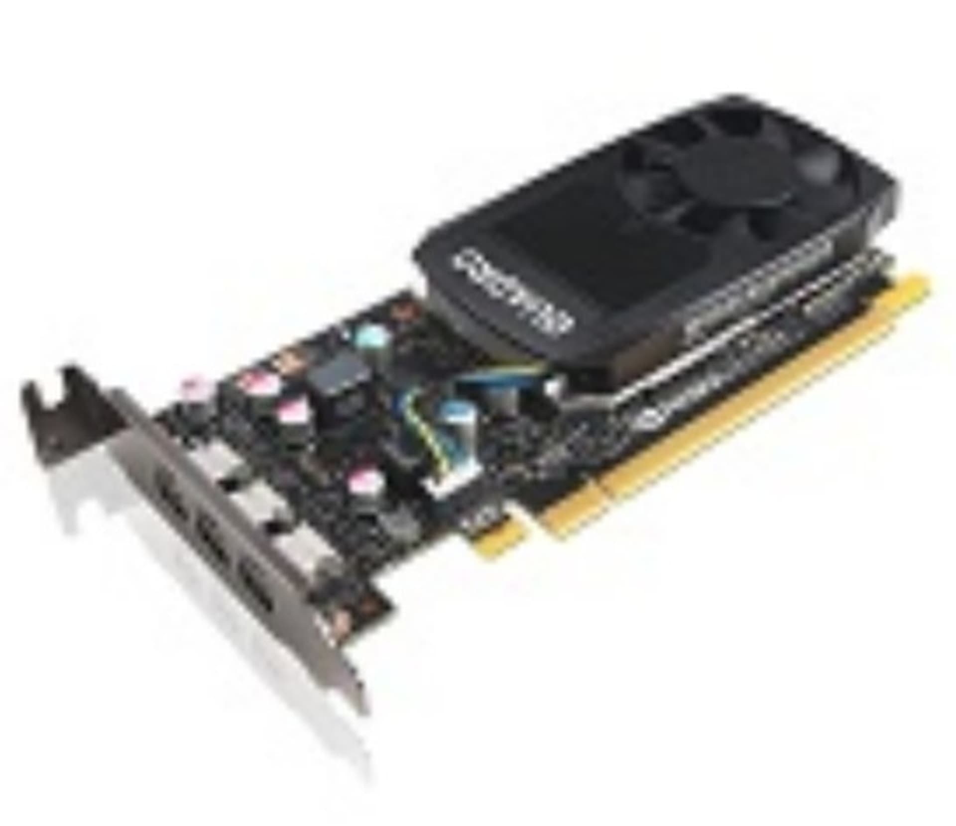 

Lenovo ThinkStation QUADRO P400 NVIDIA, 2 GB, Quadro P400, Mini DP 3 Graphics Card with LP Bracket (Low-Profile Bracket), for, Low-profile bracket)/fo