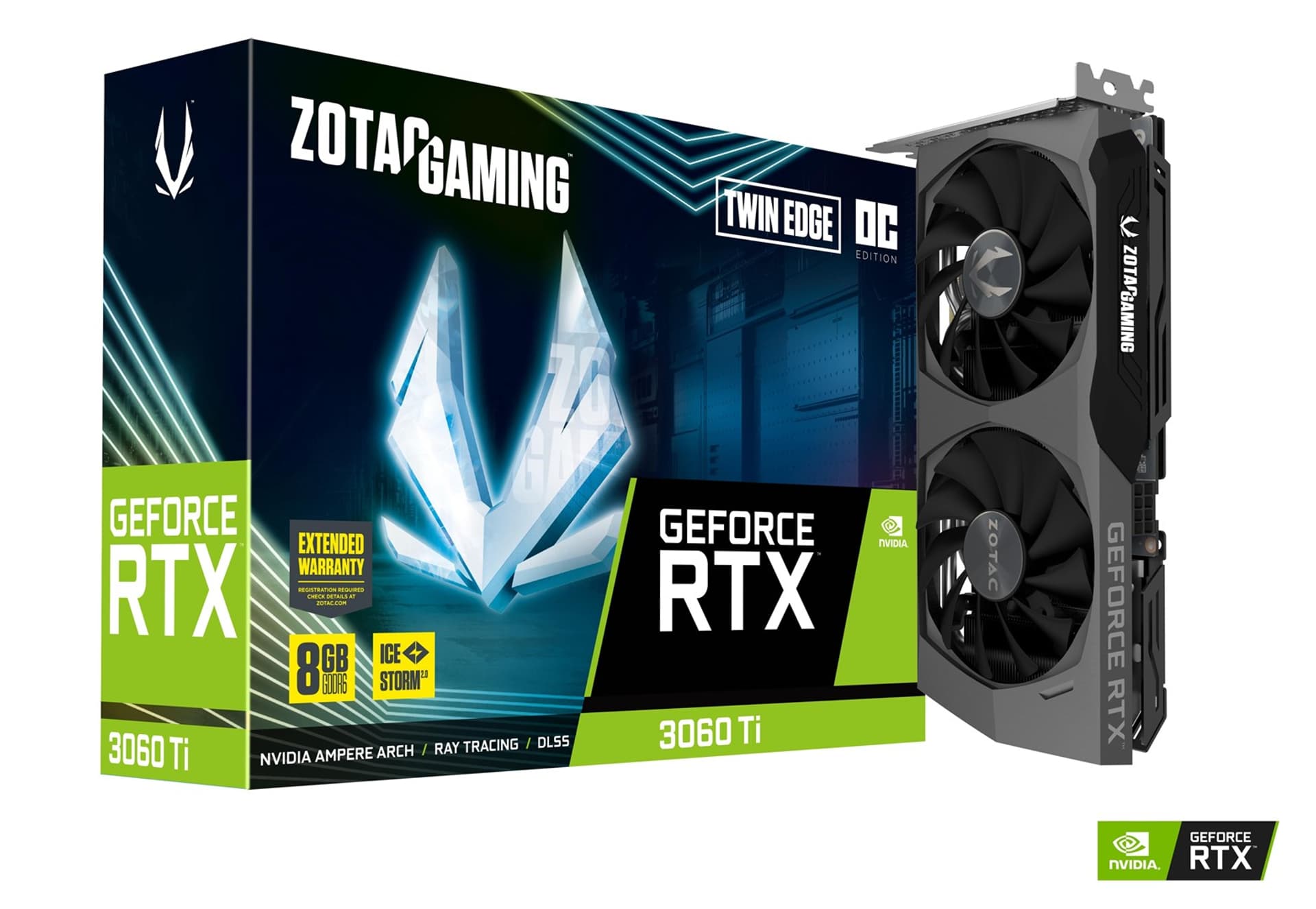 

Karta Graficzna ZOTAC GAMING GeForce RTX 3060 Ti Twin Edge OC LHR 8GB GDDR6