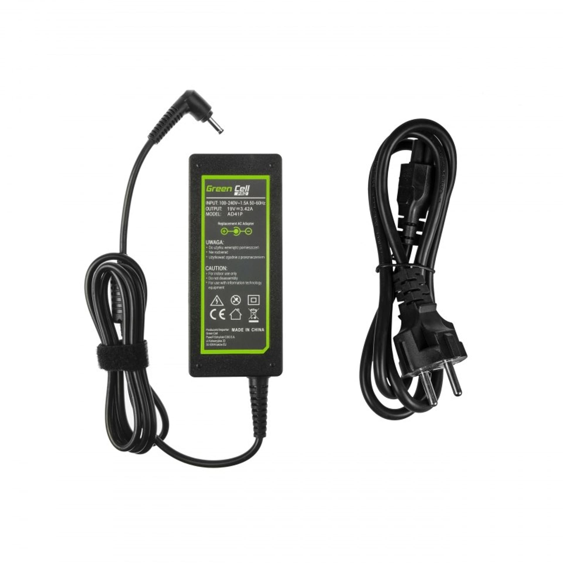 

GREEN CELL ZASILACZ AD41P ASUS 19V 3.42A 65W