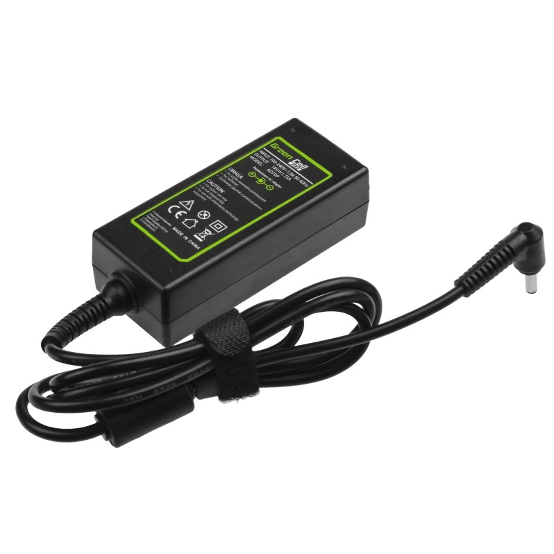 

GREEN CELL ZASILACZ AD70P DO ASUS X201E VIVOBOOK F200CA F200MA F201E Q200E S200E X200CA X200M X200MA X202E 19V 1.75A 33W