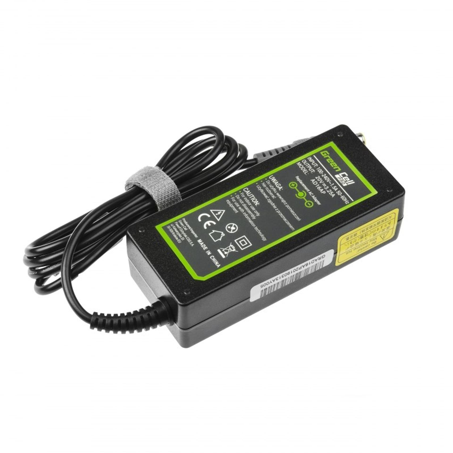 

GREEN CELL PRO ZASILACZ AD16AP DO LENOVO B590 THINKPAD R61 R500 T430 T430S T510 T520 T530 X200 X201 X220 X230 20V 3.25A 65W