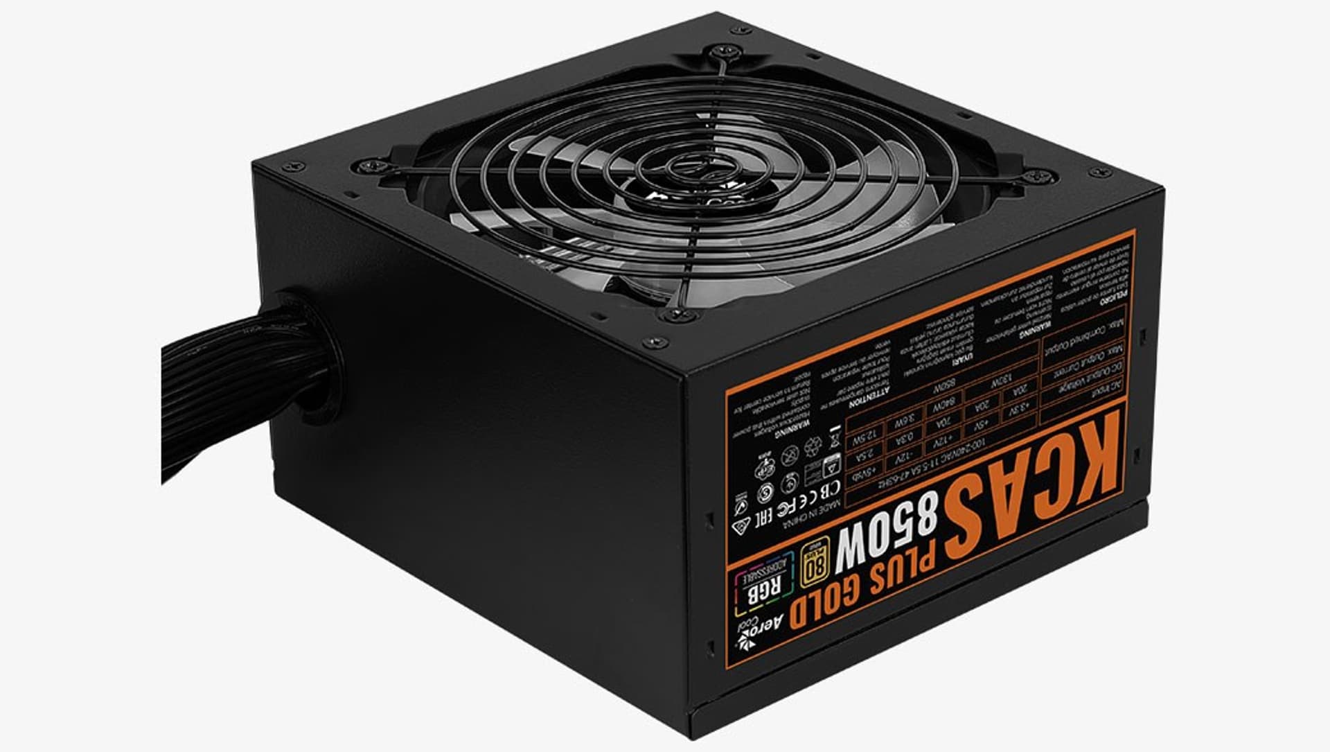 

ZASILACZ AEROCOOL PGS KCAS PLUS 850W RGB 80+Gold