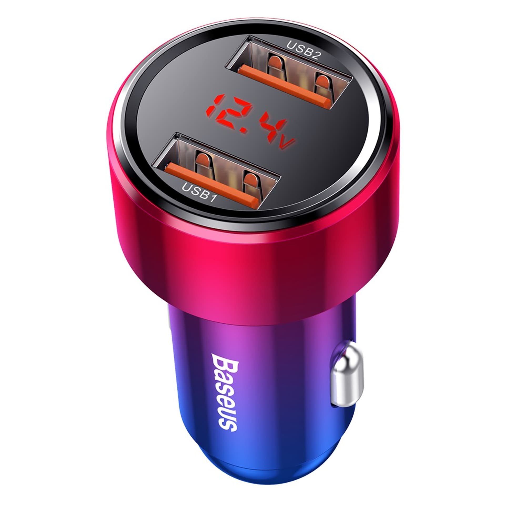 

BASEUS ŁADOWARKA SAMOCHODOWA CCMLC20A-09 MAGIC 2X USB QC 3.0 45W (CZERWONO-NIEBIESKA)