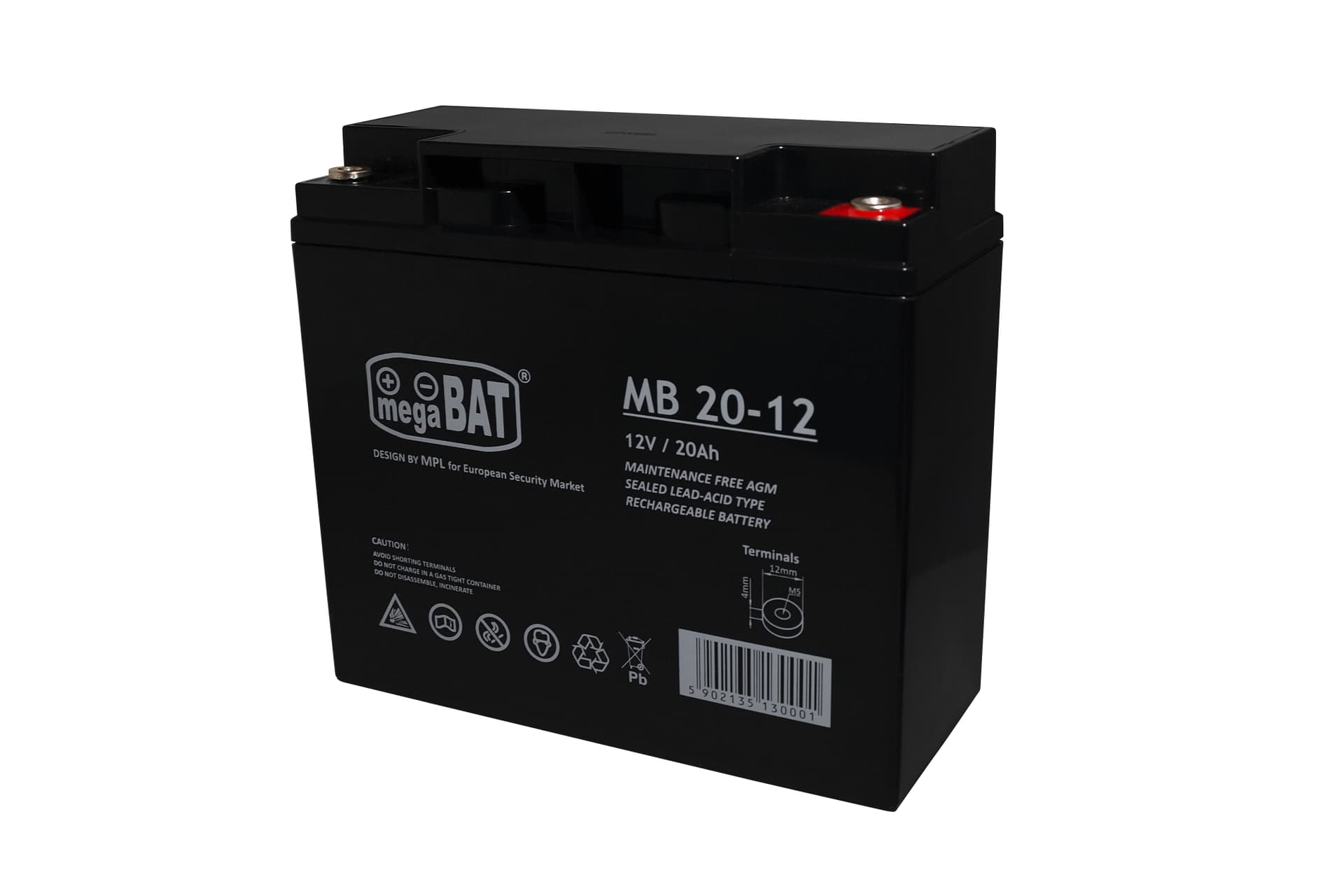 

Akumulator MPL VRLA MB 20-12 (180/75/166mm)