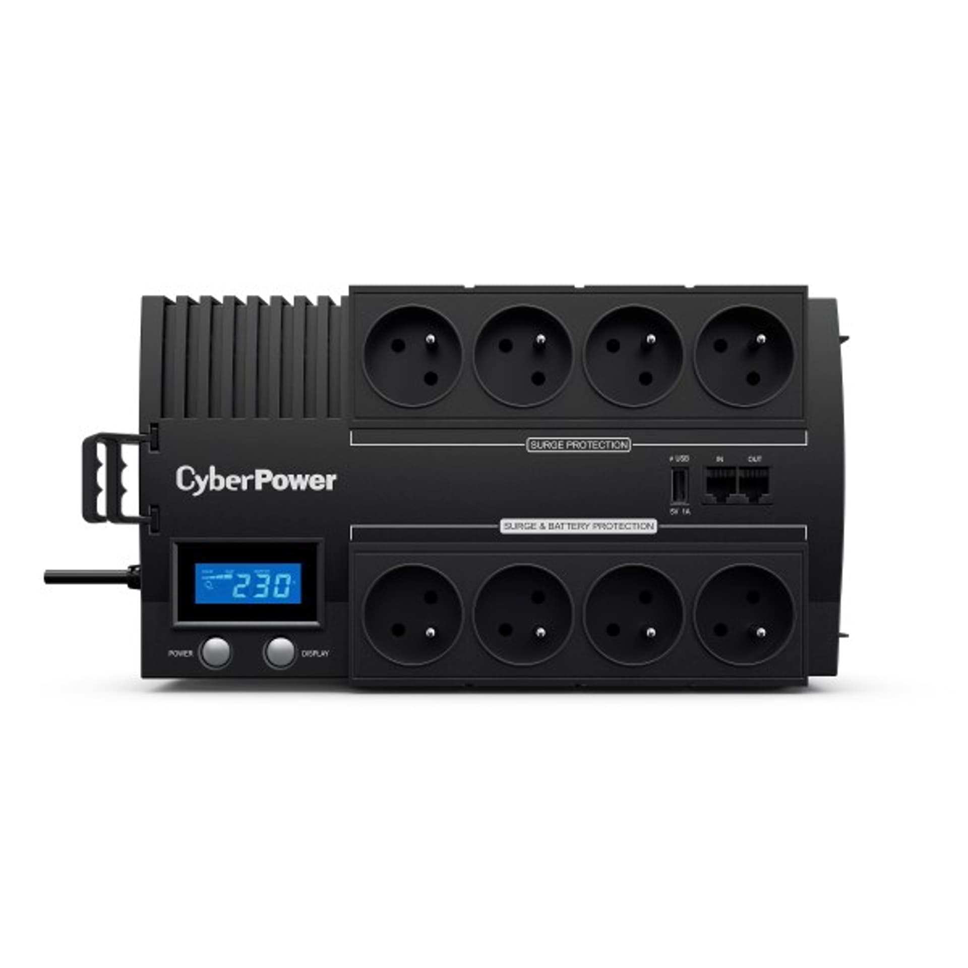 

Zasilacz UPS CyberPower BR1000ELCD-FR (Brick; 1000VA)