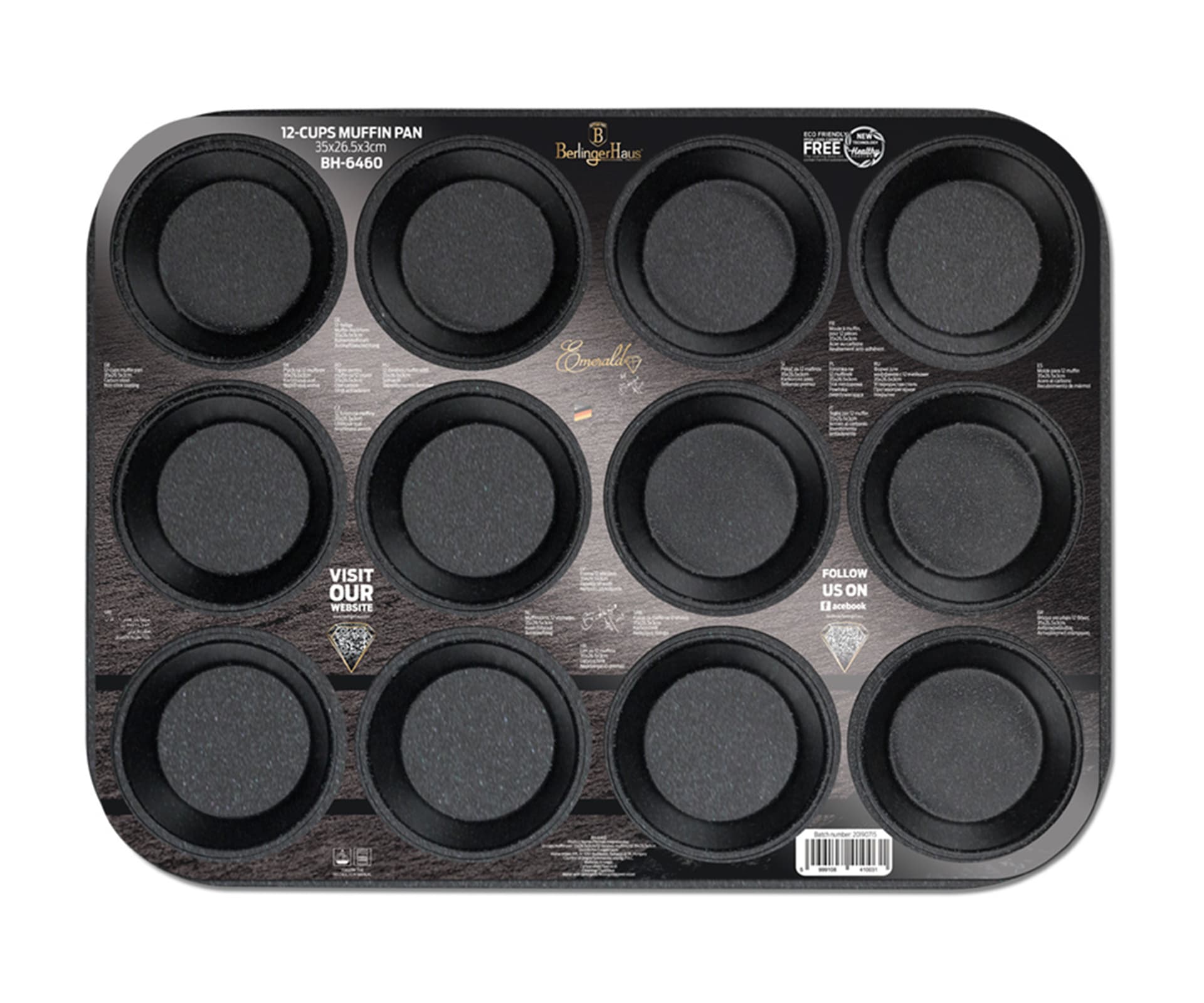 

FORMA DO PIECZENIA 12 MUFFINEK BERLINGER HAUS BH-6460