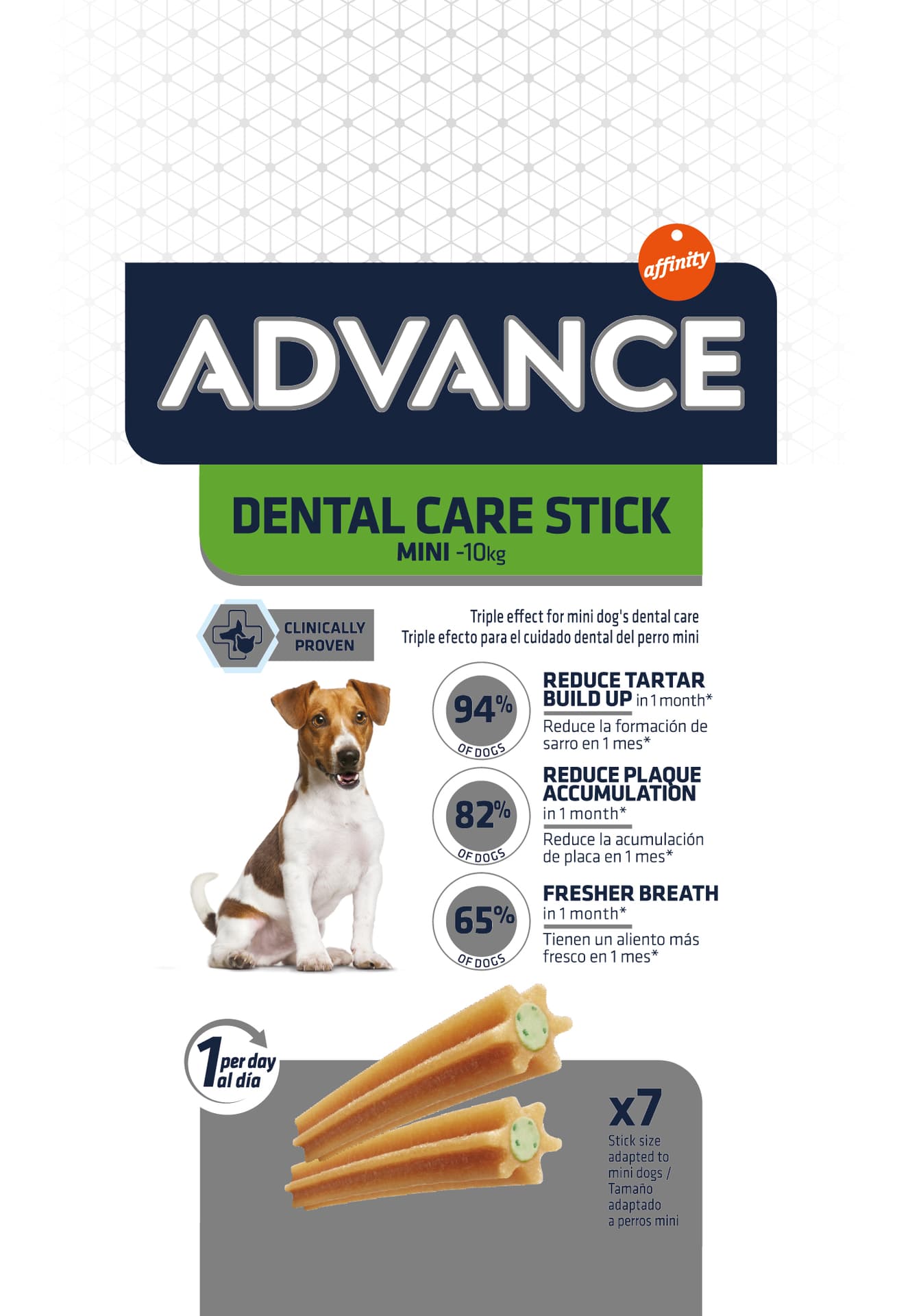 

ADVANCE SNACK Dental Care Stick Mini - przysmak dentystyczny dla psów ras małych 90g [920855]