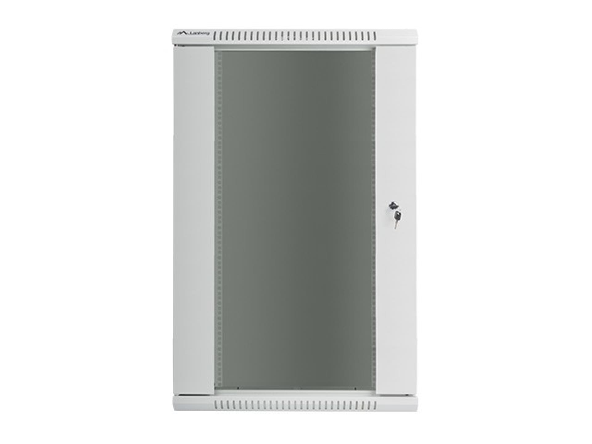 

Szafa instalacyjna wisząca 19 22U 600X600mm szara (drzwi szklane)