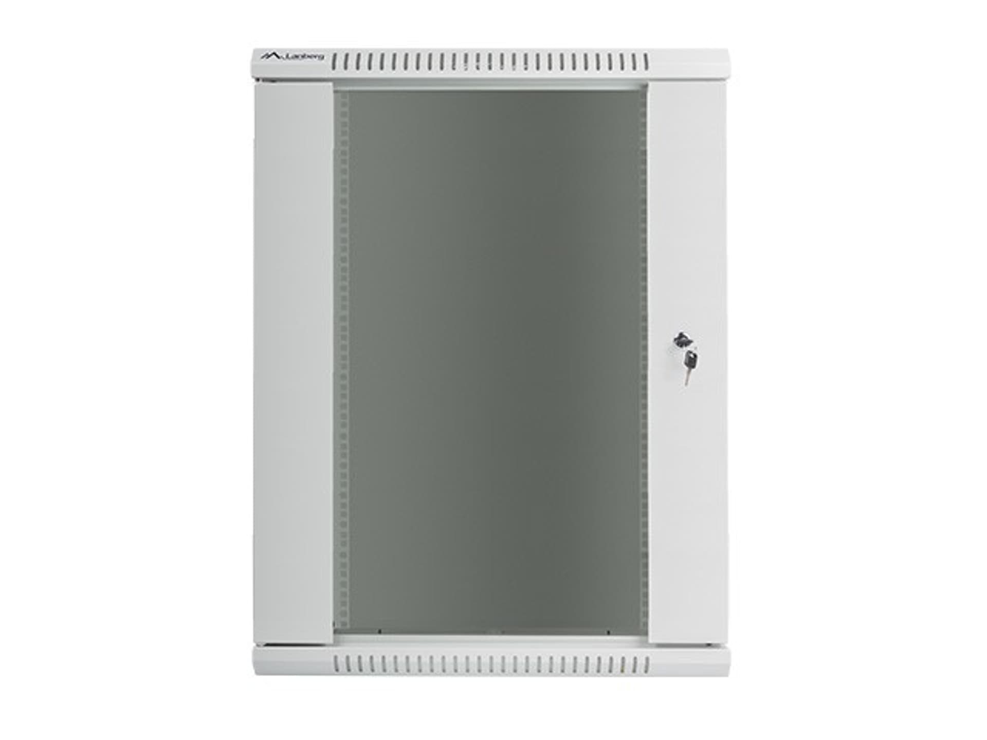 

Szafa instalacyjna wisząca 19'' 18U 600X450mm szara (drzwi szklane)