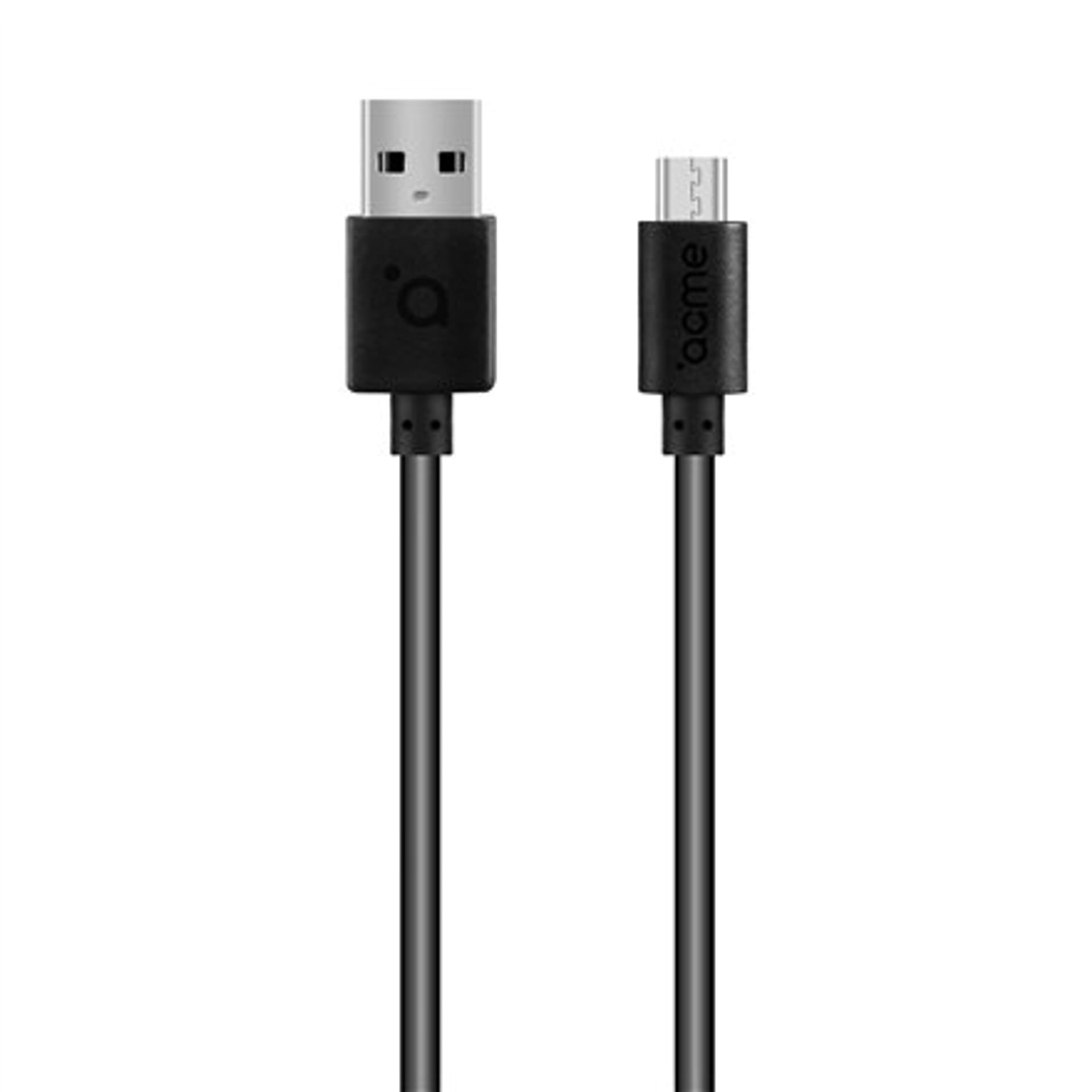 

Acme Cable CB1011 1 m, czarny, Micro USB, USB A