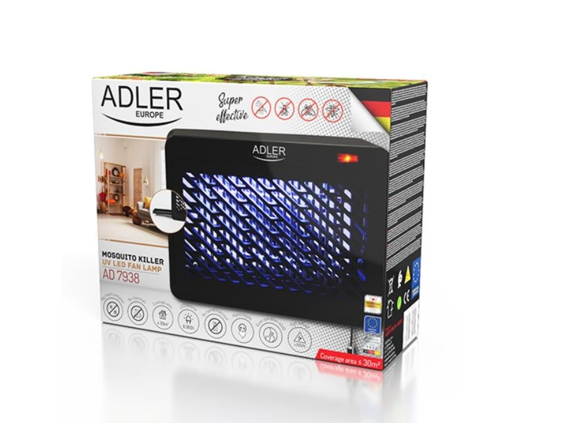 

Adler Mosquito killer lamp UV AD 7938 9 W