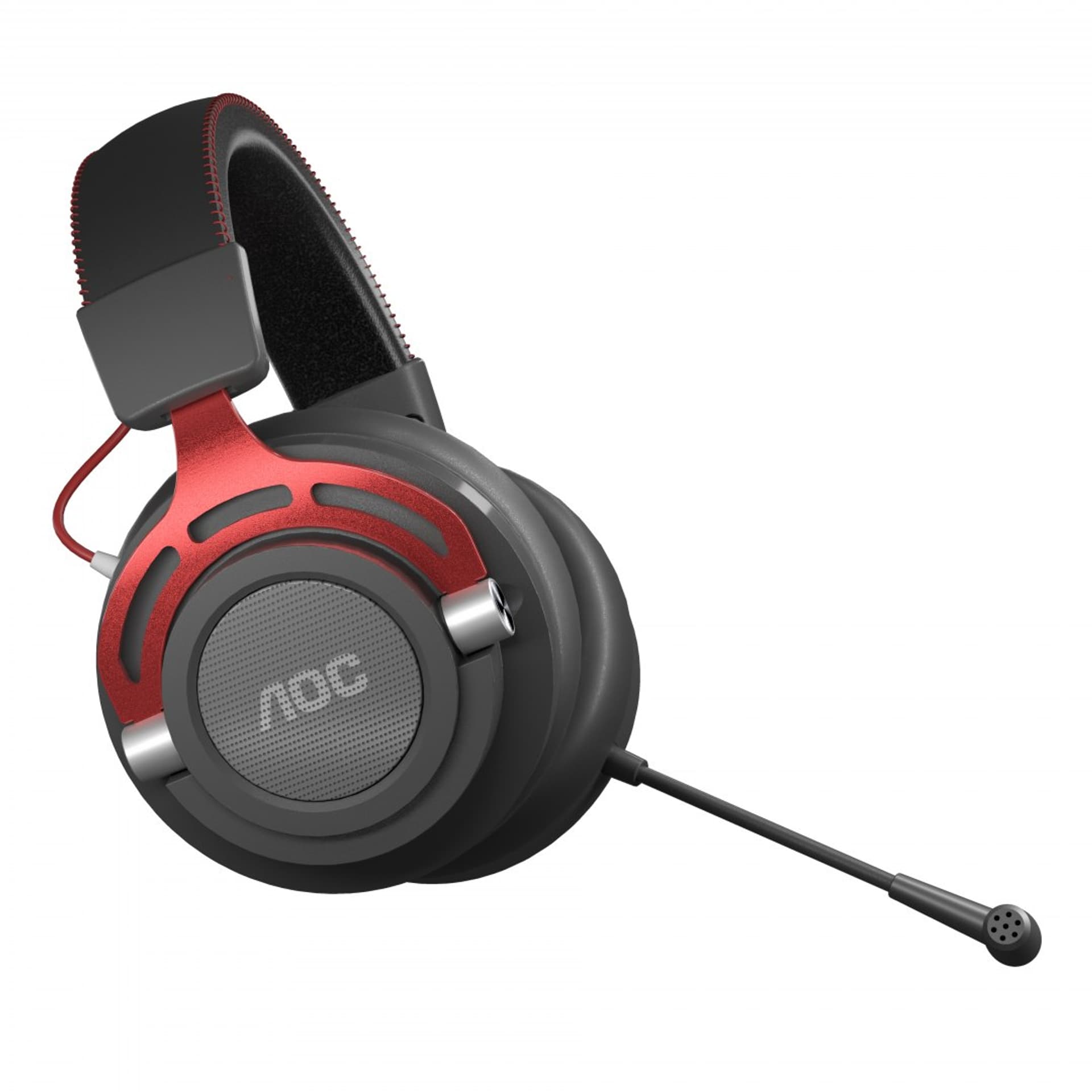 

AOC Gaming Headset GH401 Microphone, Black/Red, Wireless/Wired