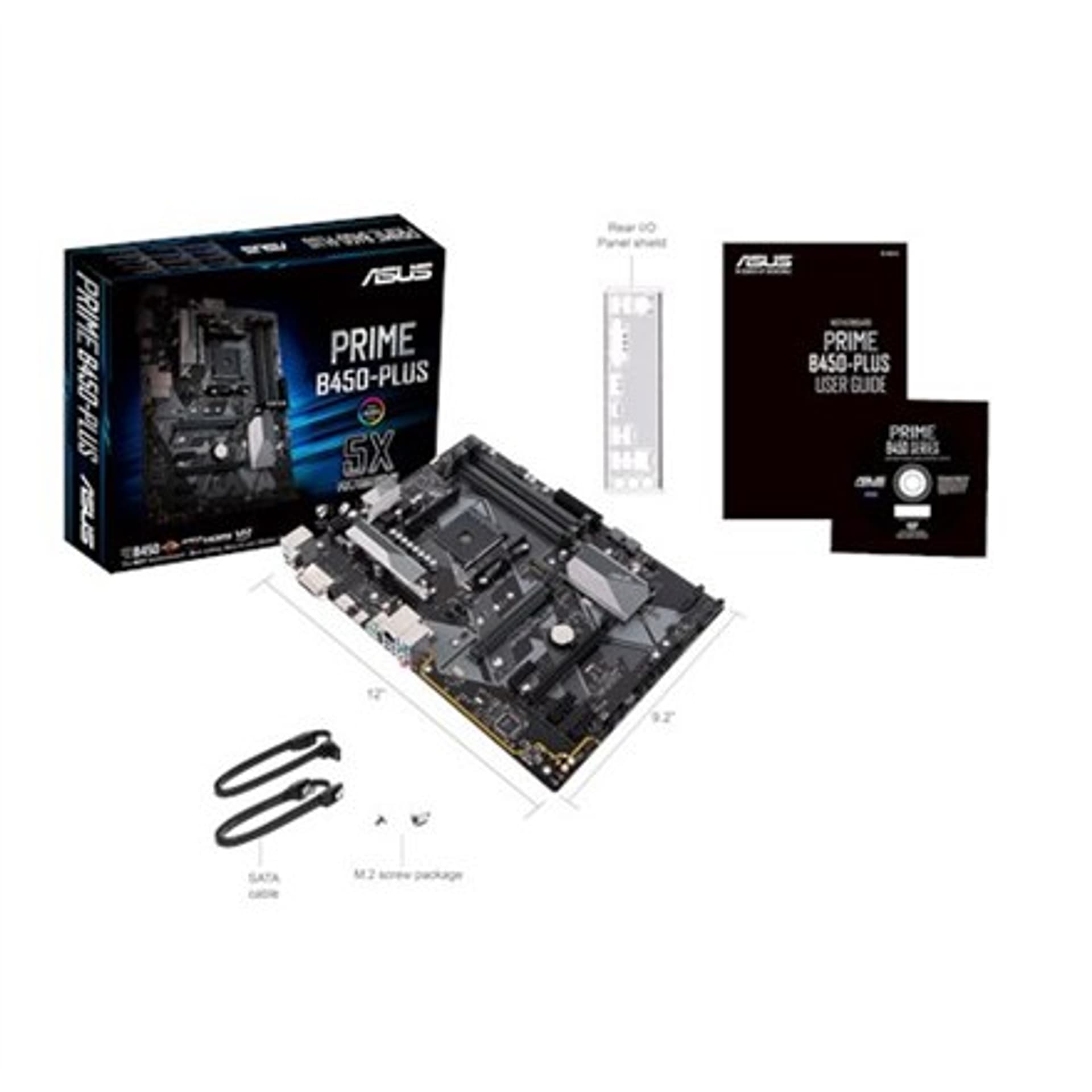 

Płyta główna ASUS PRIME PRIME B450-PLUS (AM4; 4x DDR4 DIMM; ATX; CrossFireX)
