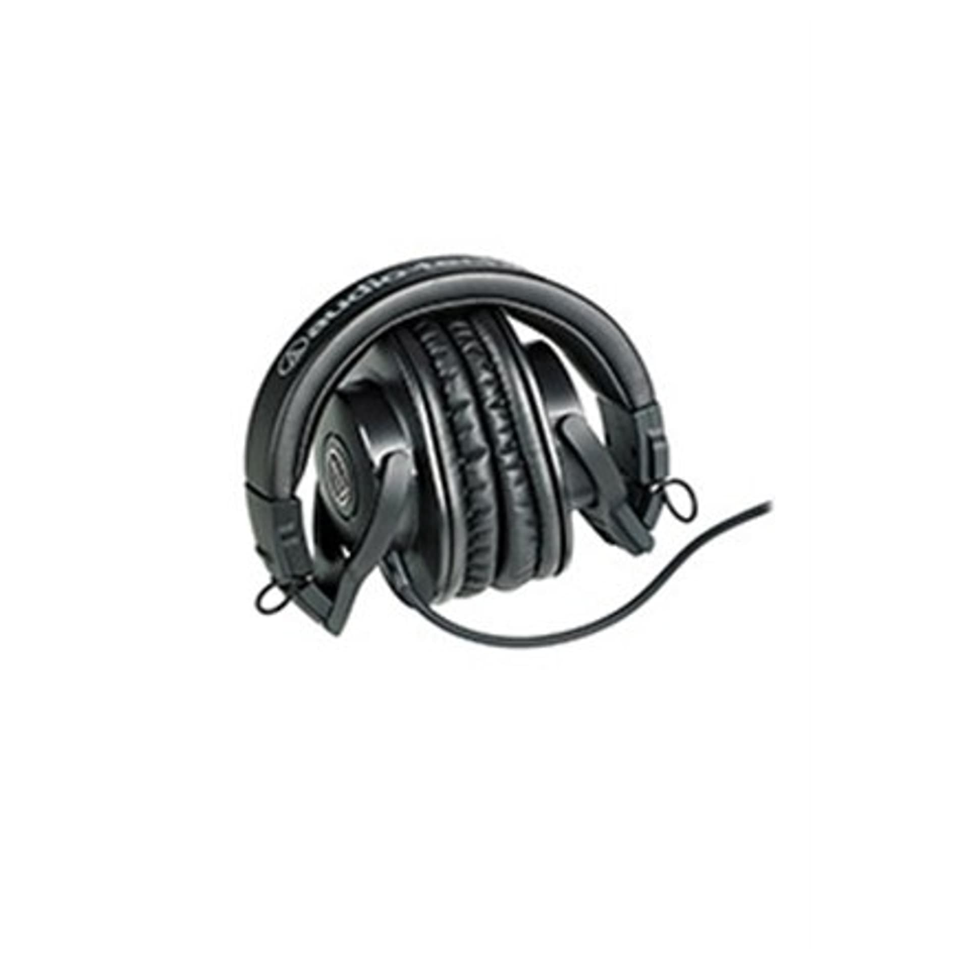 

Audio Technica ATH-M30X Dynamiczne słuchawki, przewodowe, nauszne, czarne