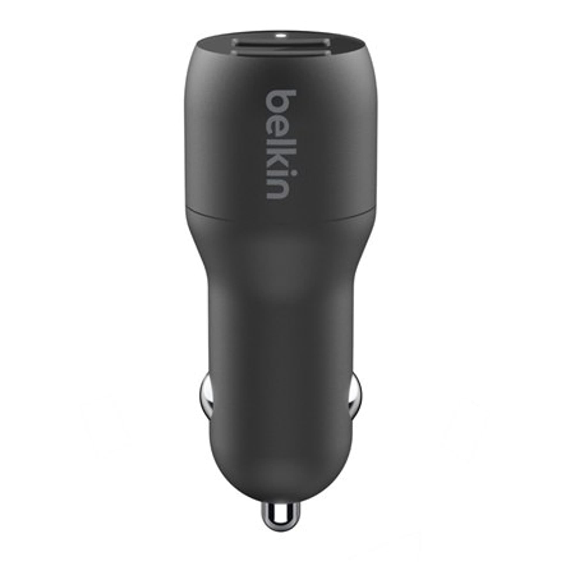 

Belkin Dual USB-A Car Charger 24W + USB-A to Lightning Cable BOOST CHARGE Black