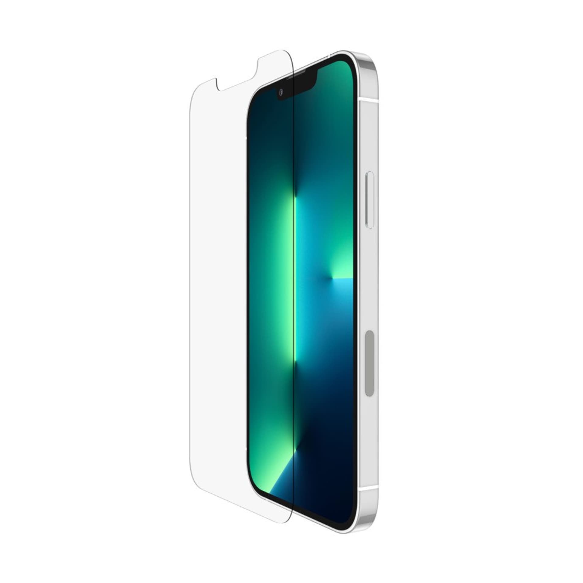 

Belkin ScreenForce UltraGlass Anti-Microbial Screen Protector For iPhone 13/13 Pro, Double Ion-Exchanged Glass, Transparent