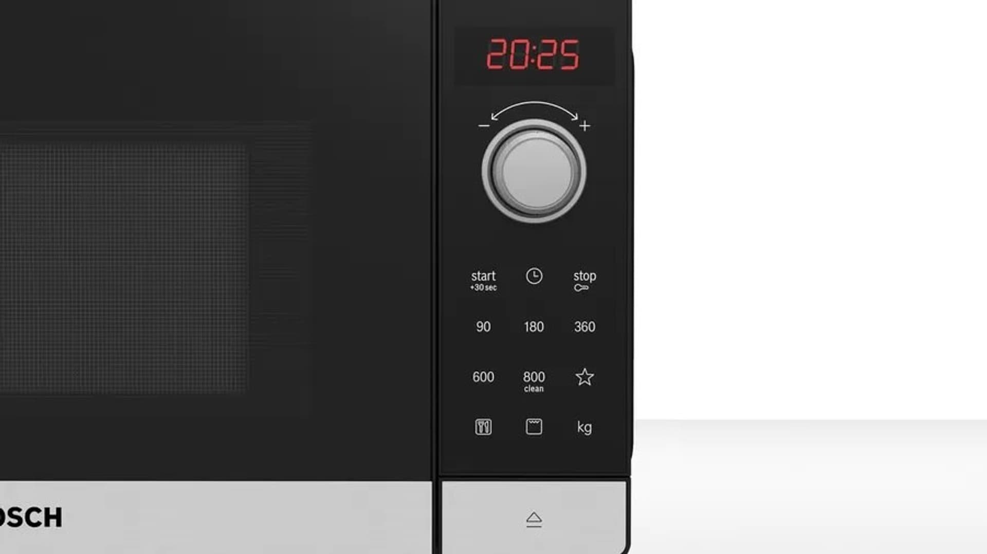 

Bosch Microwave oven Serie 2 FEL023MS2 Free standing, 20 L, 800 W, Grill, Black