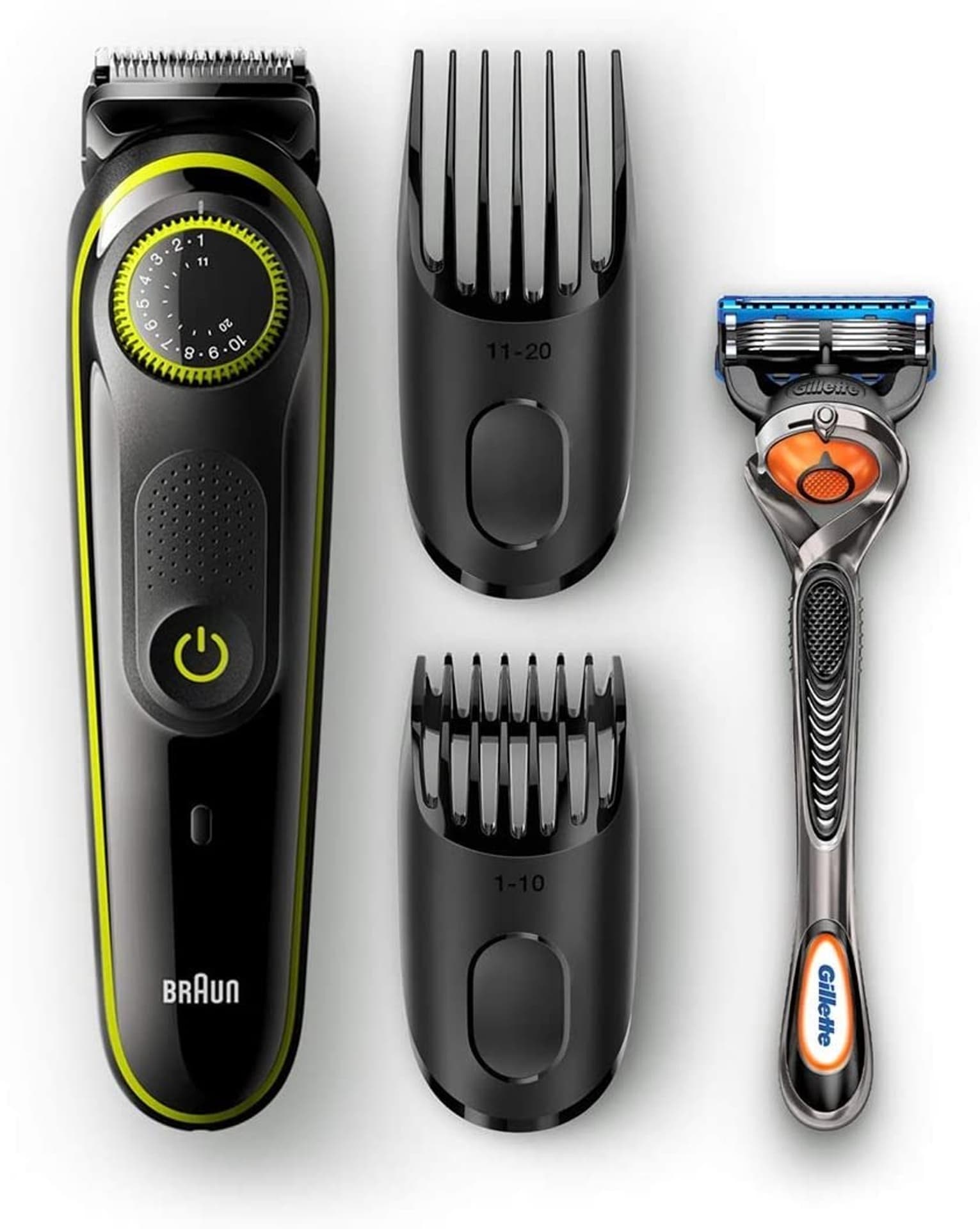 

Braun Beard Trimmer BT3041 Operating time (max) 60 min, Number of shaver heads/blades 1, Black/Green, Wet & Dry, Max) 60 min/number of shaver heads/blades 1/black/green/wet & dr