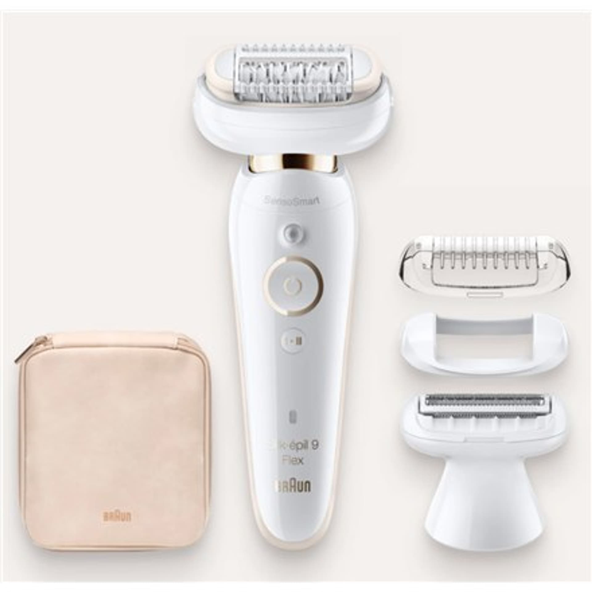 

Braun Epilator Silk-epil 9 Flex SES9002 Czas pracy (max) 40 min, Ilość poziomów mocy 2, Wet & Dry, Biały/złoty, Max) 40 min/ilość poziomów mocy 2/wet & dry/biały/złot