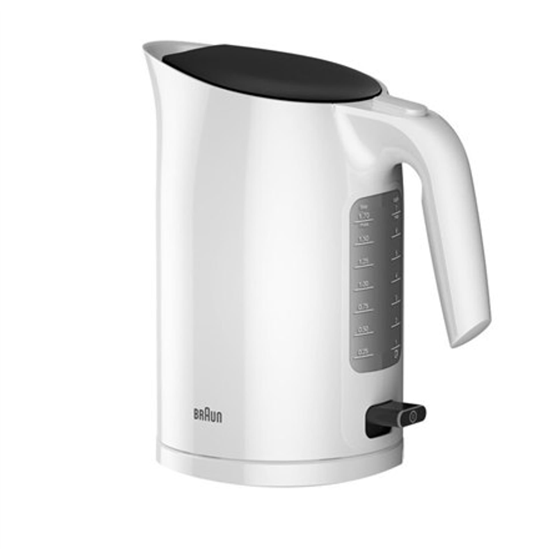 

Braun Czajnik WK3100WH PurEase Standard, 2200 W, 1,7 L, plastik, podstawa obrotowa 360°, biały