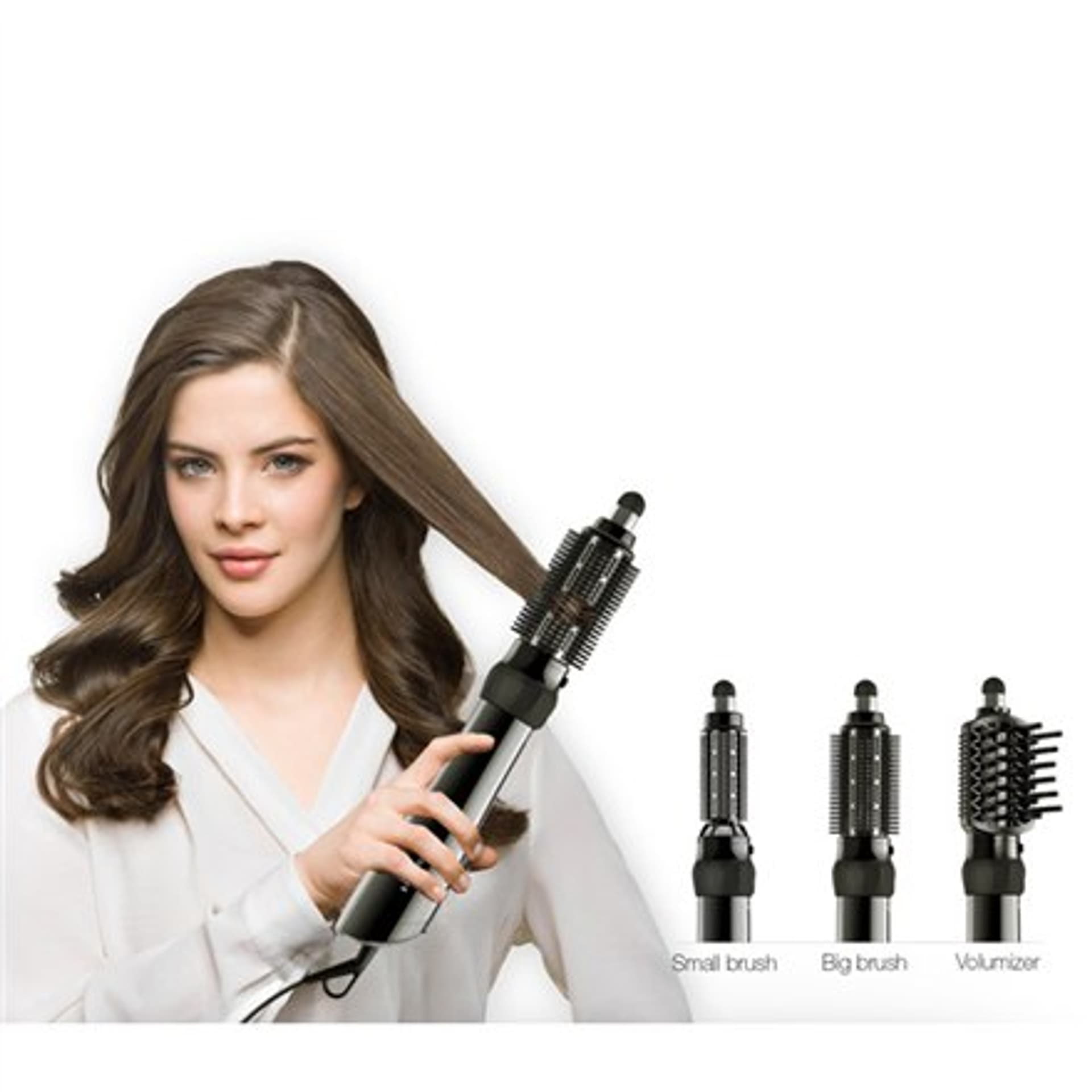 

Braun Satin Hair 5 airstyler AS 530 Barrel diameter 29; 39 mm, Number of heating levels 3, 1000 W, Black