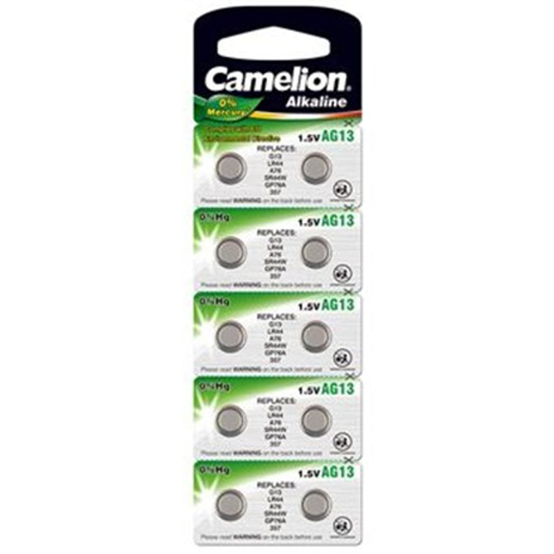

Camelion AG13/LR44/357, Alkaline Buutoncell, 10 pc(s)