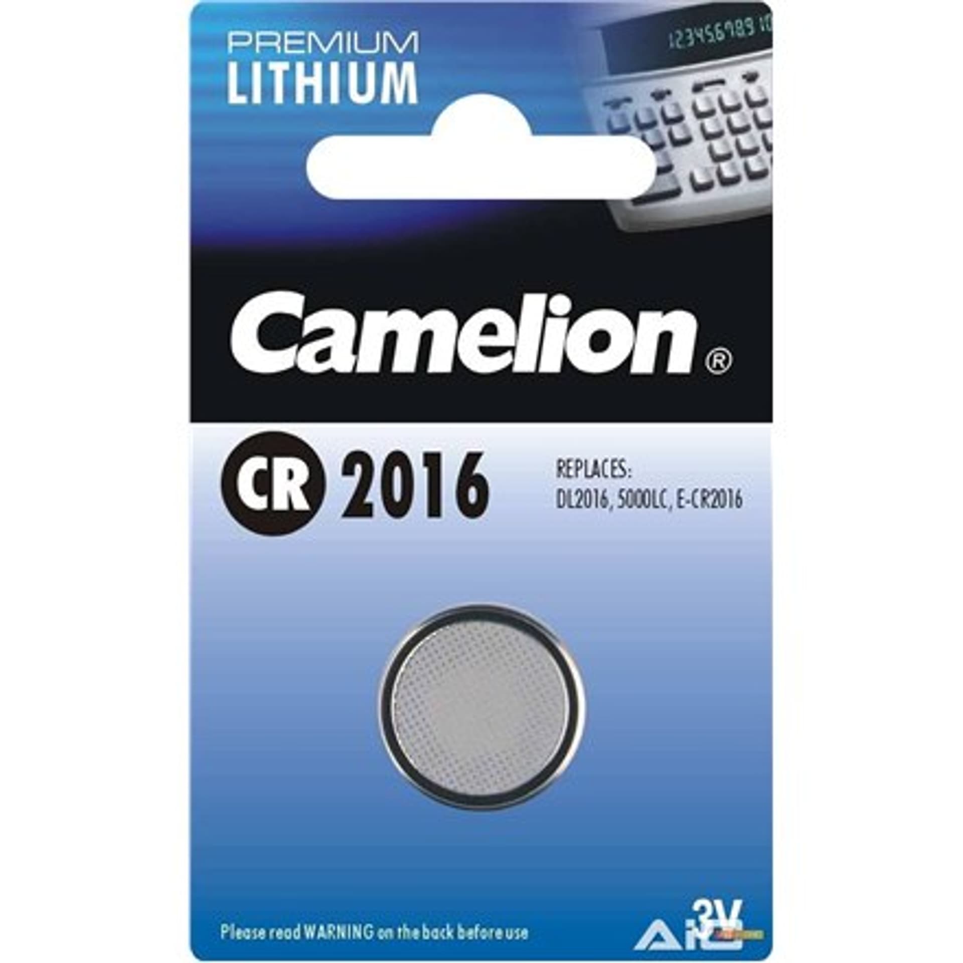 

Camelion CR2016-BP1 CR2016, litowy, 1 szt.
