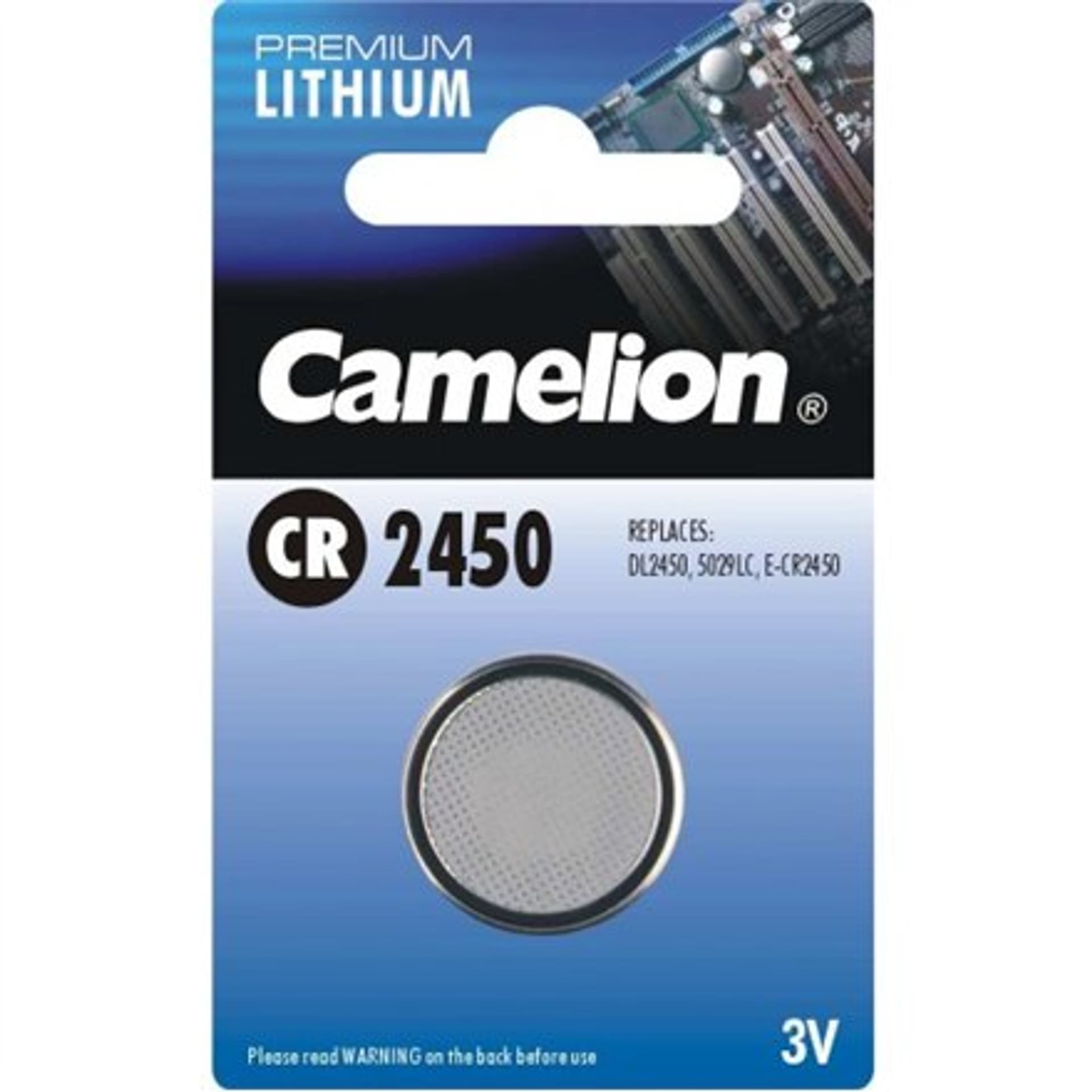 

Camelion CR2450-BP1 CR2450, Lithium, 1 pc(s)