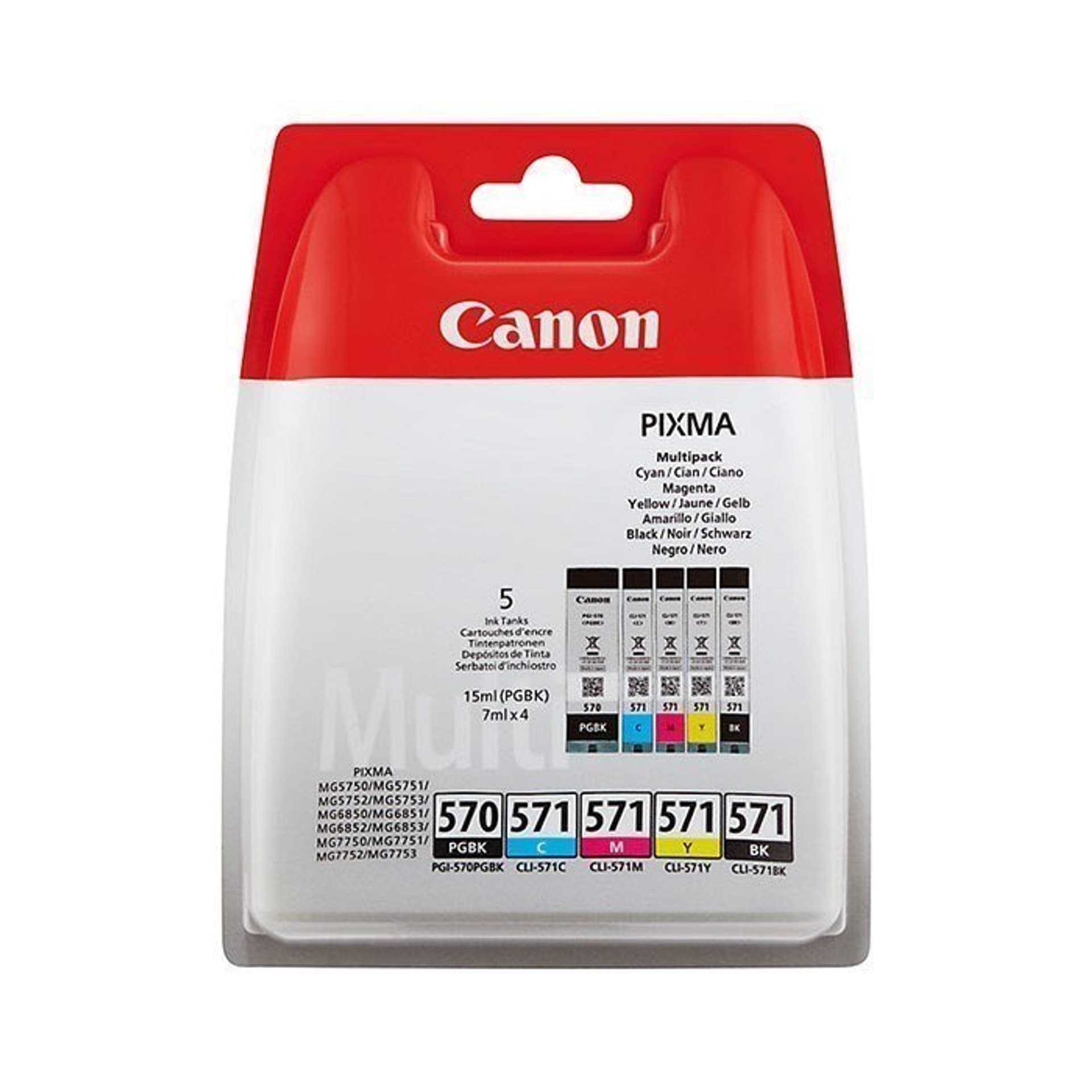 

PGI-570/CLI-571 PGBK/C/M/Y/BK Multi pack
