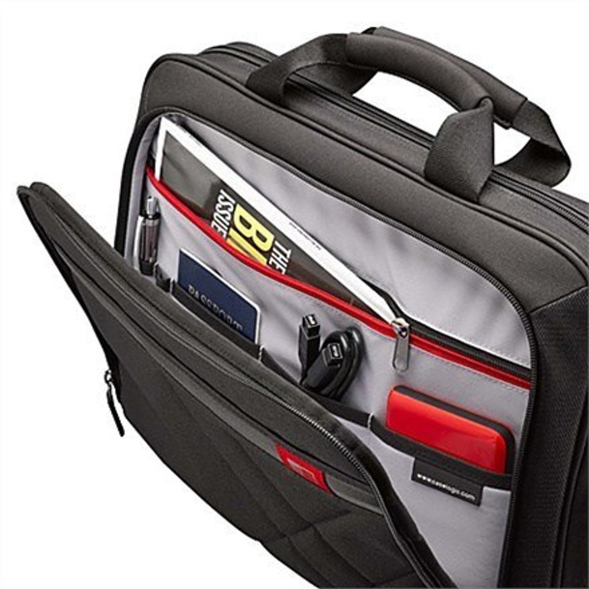 

Case Logic DLC115 Pasuje do rozmiaru 15 ", czarny, pasek na ramię, Messenger - Briefcase