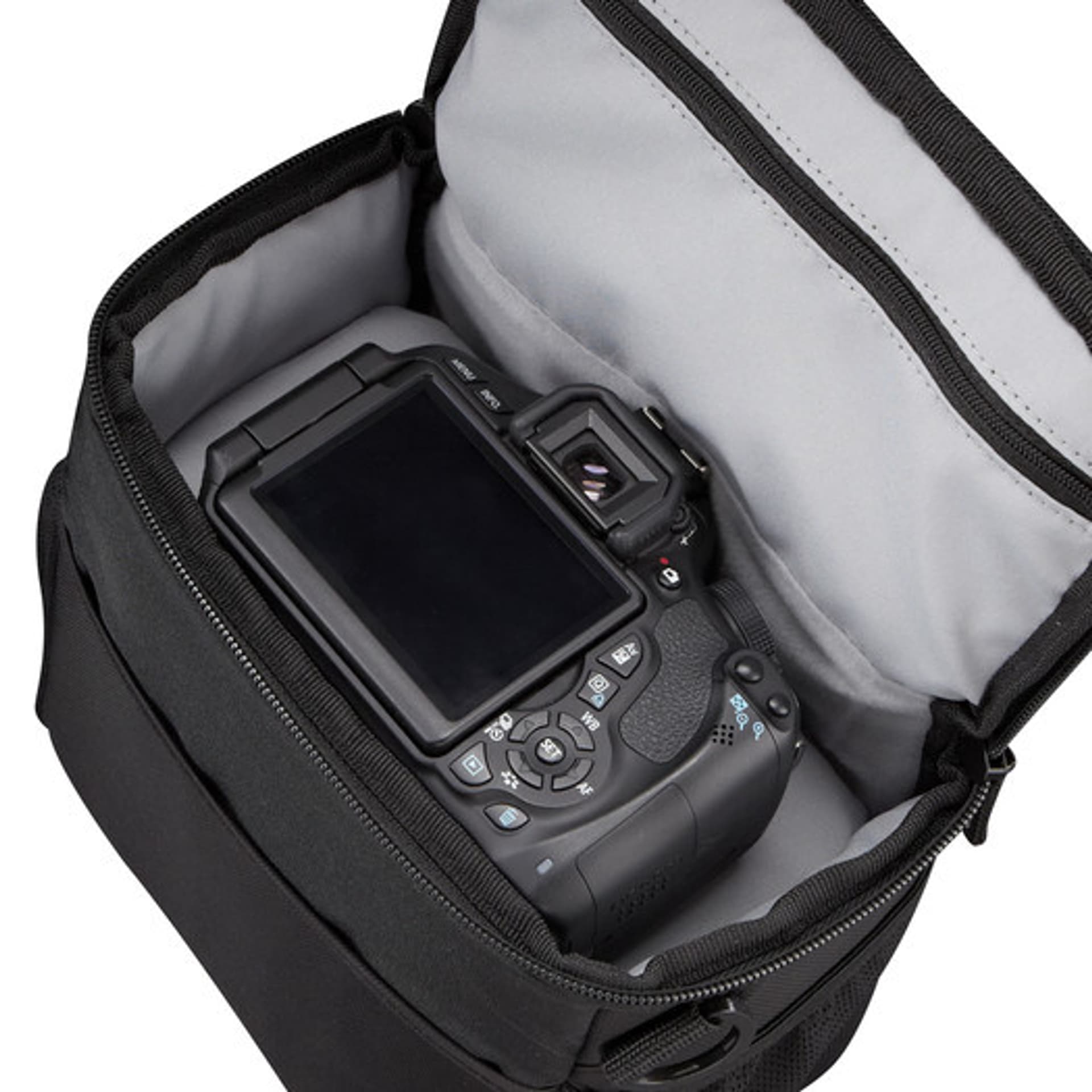 

Case Logic DSLR Camera Holster Black, Wymiary wewnętrzne (szer. x głęb. x wys.) 165 x 114 x 185 mm