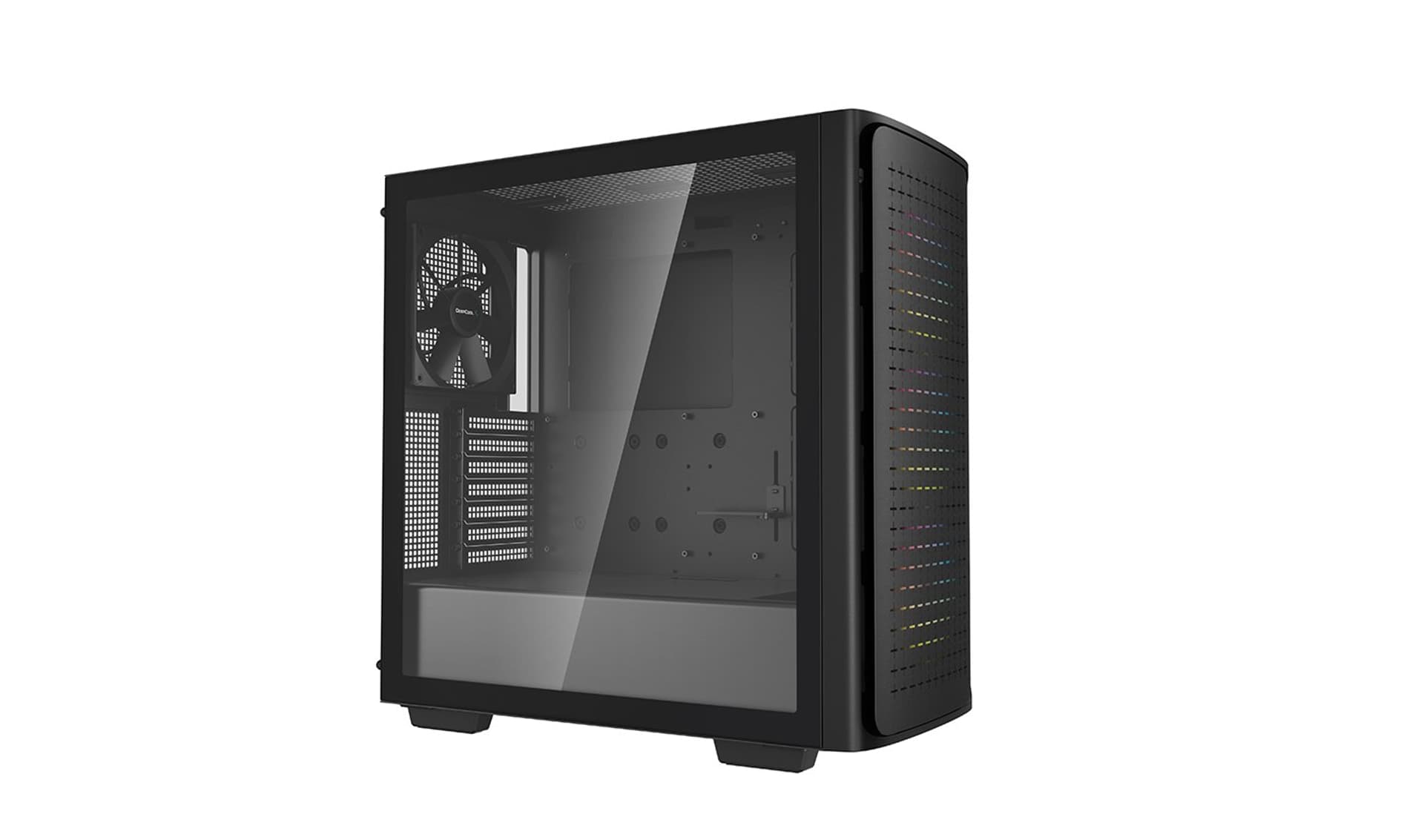 

Deepcool MID TOWER CASE CK560 Side window, Black, Mid-Tower, Power supply included No