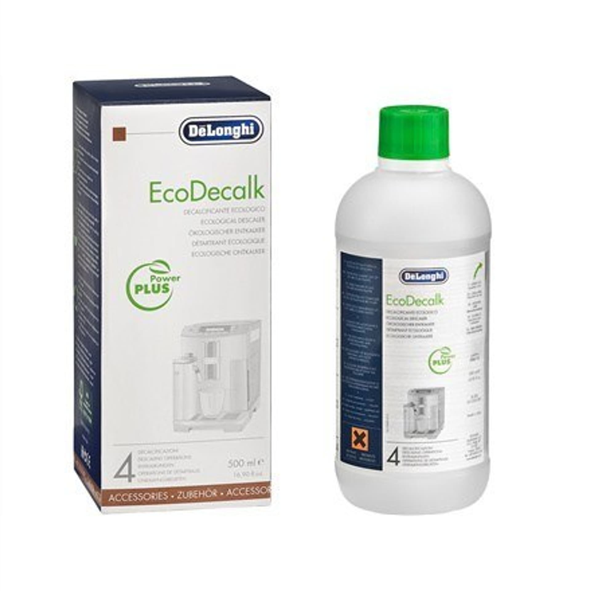 

Delonghi 500 ml, EcoDecalk, Do automatycznych ekspresów do kawy i ekspresów do kawy espresso