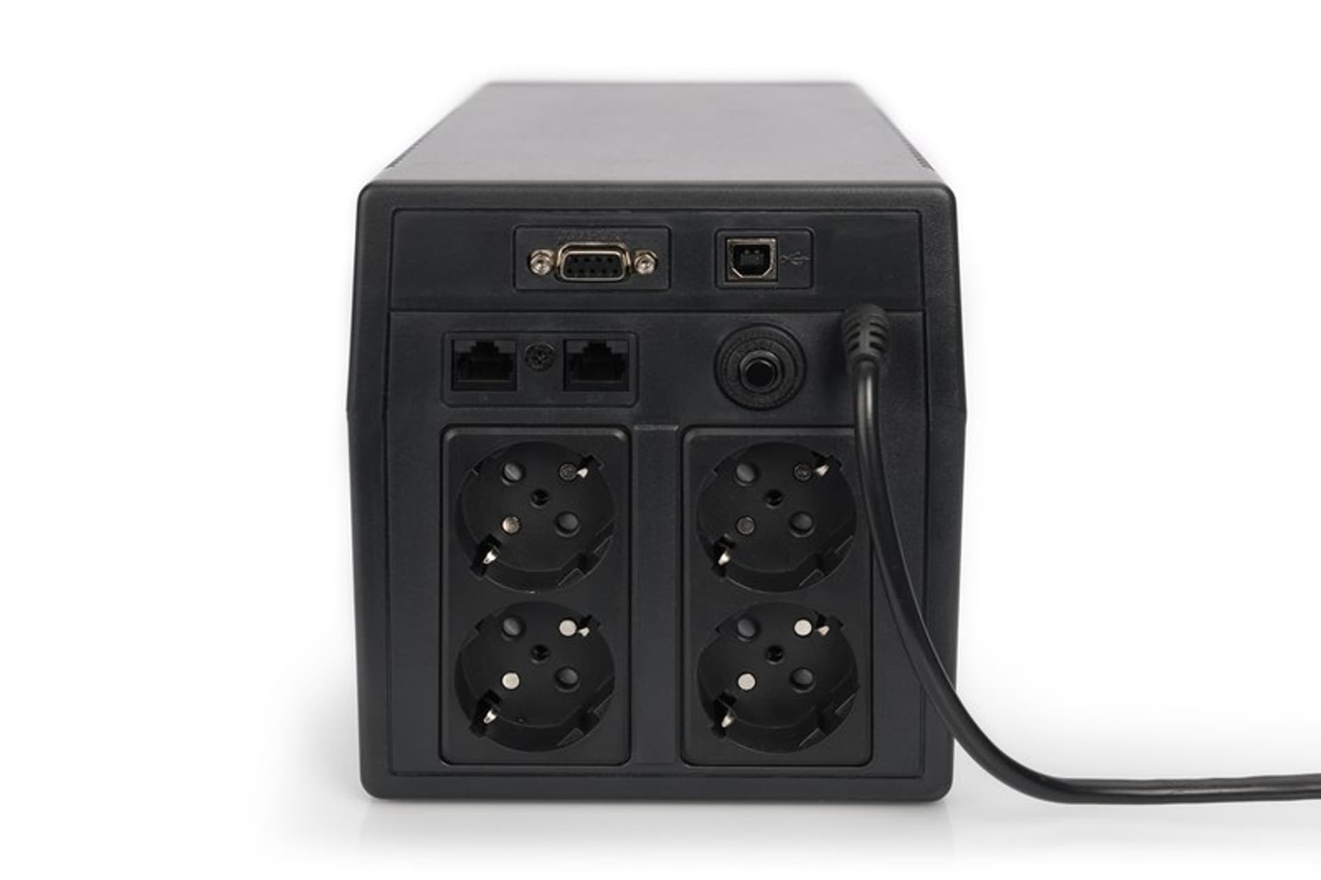

Digitus Line-Interactive UPS DN-170076, 2000VA/1200W 12V/9Ah x2 battery, 4x CEE 7/7, USB, RS232, RJ45,LCD, Simulated sine wave,