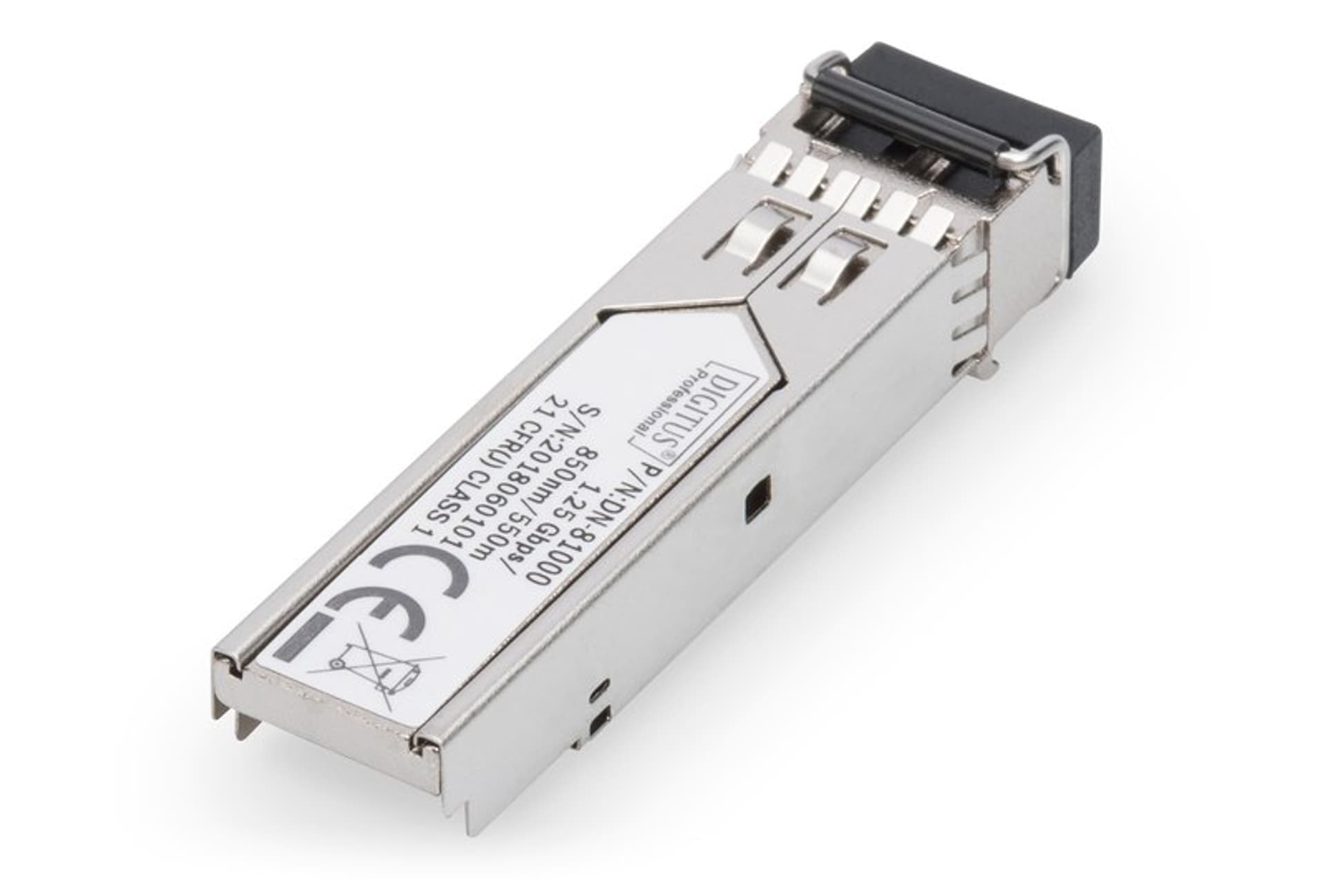 

Digitus Mini SFP Module DN-81000 50-62.5/125 m MMF (Multi-Mode Fiber), Multimode LC Duplex Connector, 1250 Mbit/s, Wavelength 8