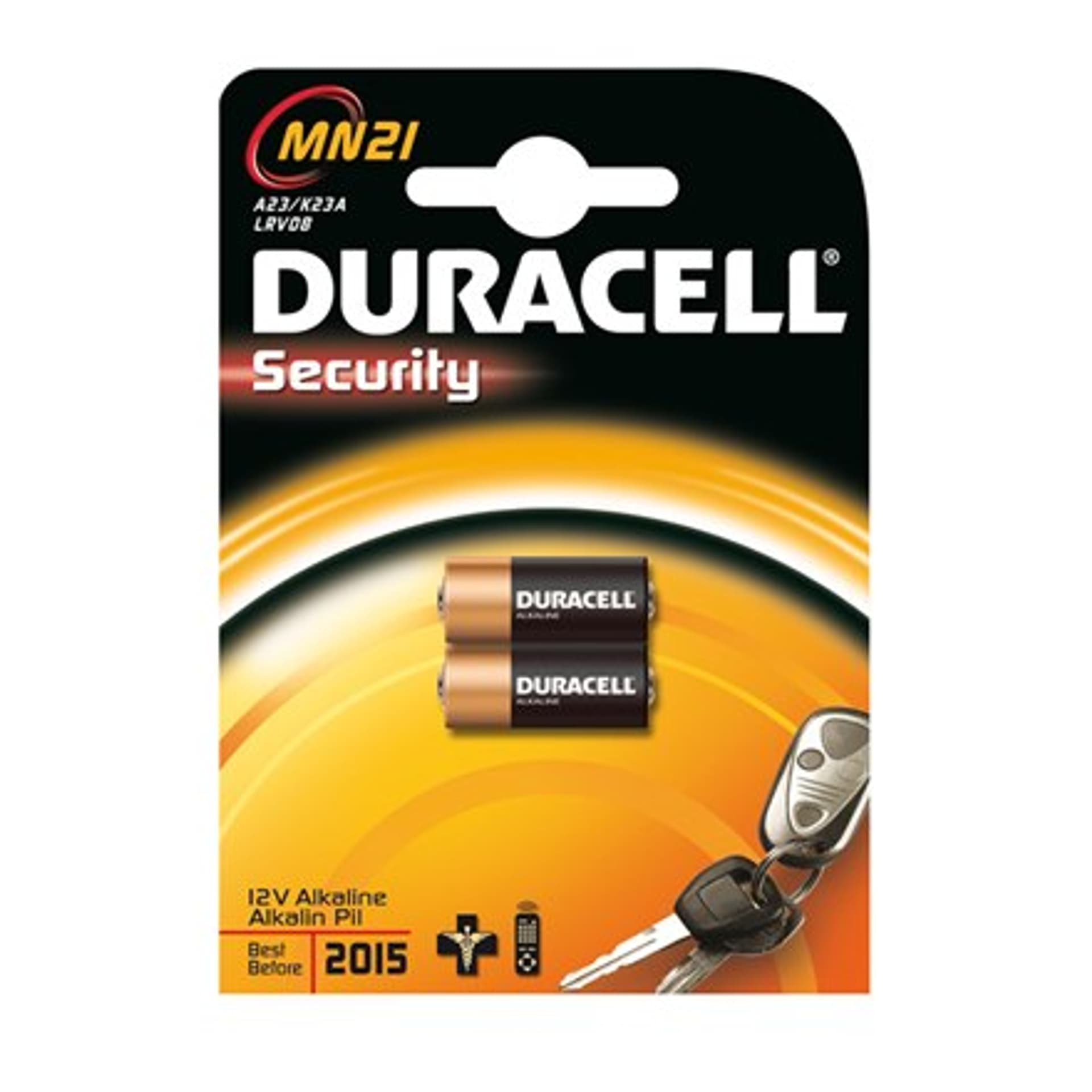 

Duracell A23/MN21, Alkaline, 2 pc(s)