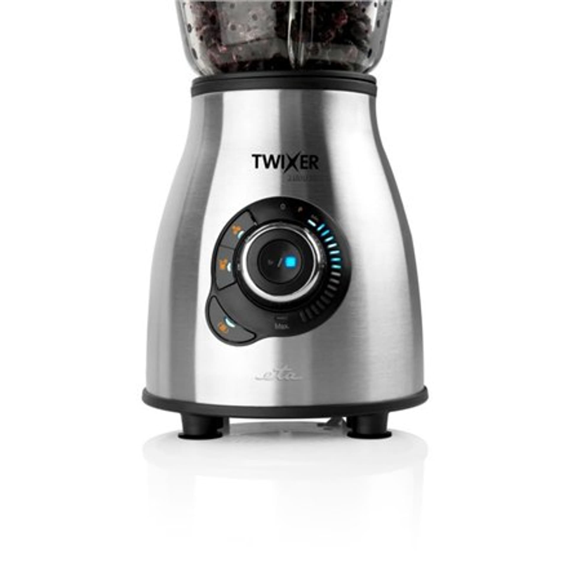 

ETA Blender Twixer ETA601190000 Tabletop, 1000 W, Jar material Glass, Jar capacity 1.75 L, Ice crushing, Stainless steel