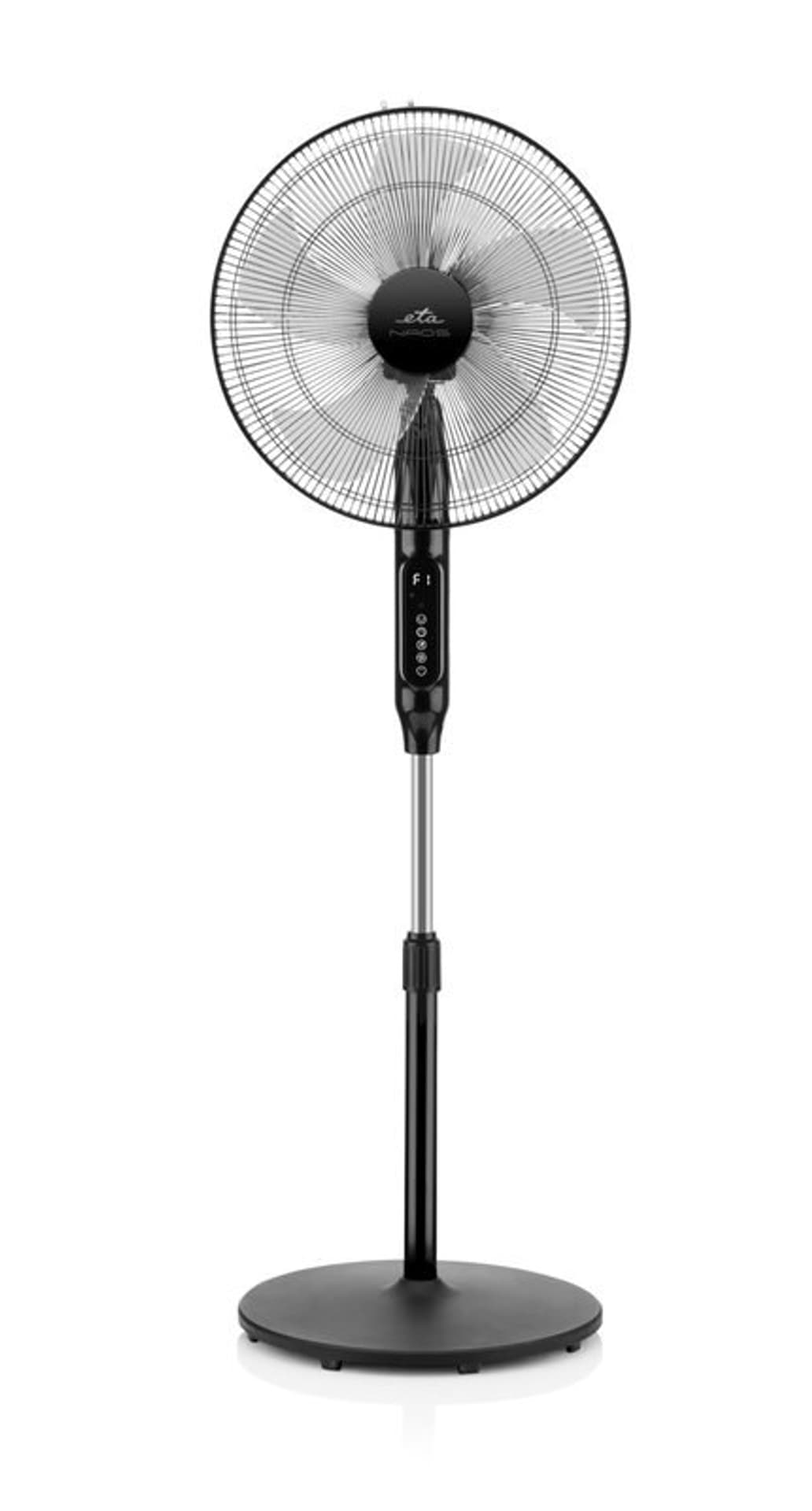 

ETA Naos Fan ETA260790000 Stand Fan, Number of speeds 4, 50 W, Oscillation, Diameter 43 cm, Black
