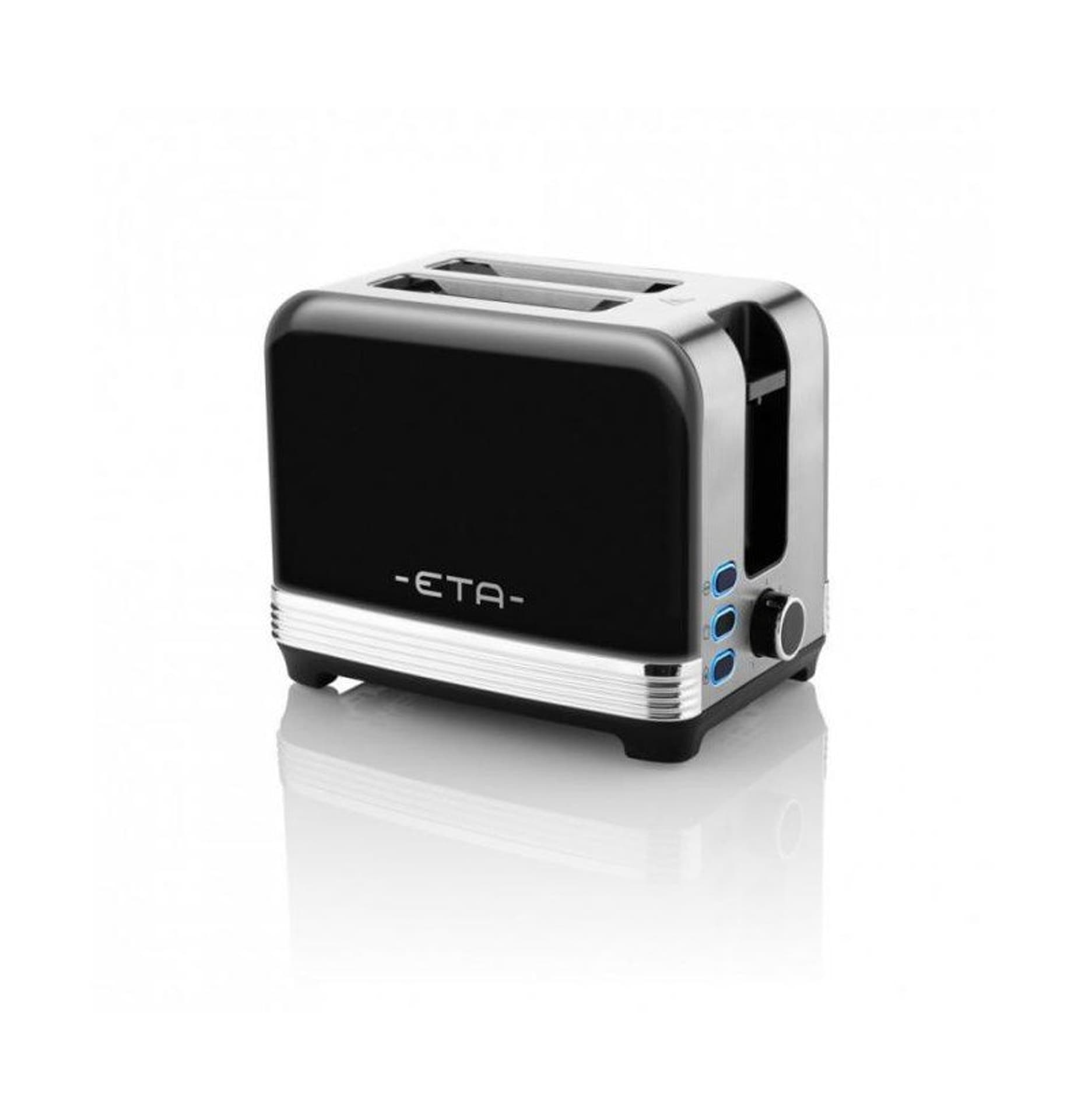 

ETA Storio Toaster ETA916690020 Power 930 W, Housing material Stainless steel, Black