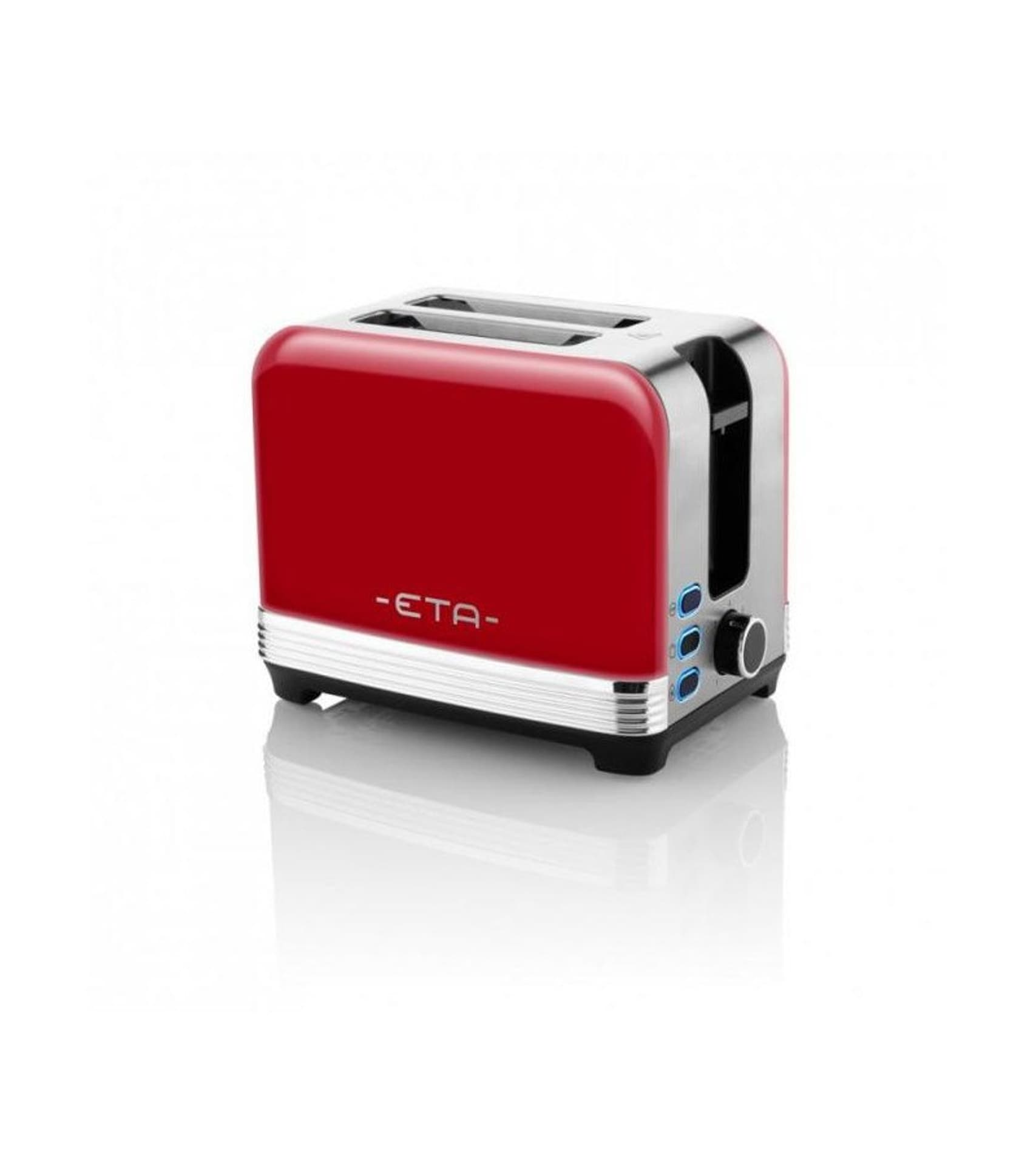 

ETA Storio Toster ETA916690030 moc 930 W, materiał obudowy stal nierdzewna, czerwony