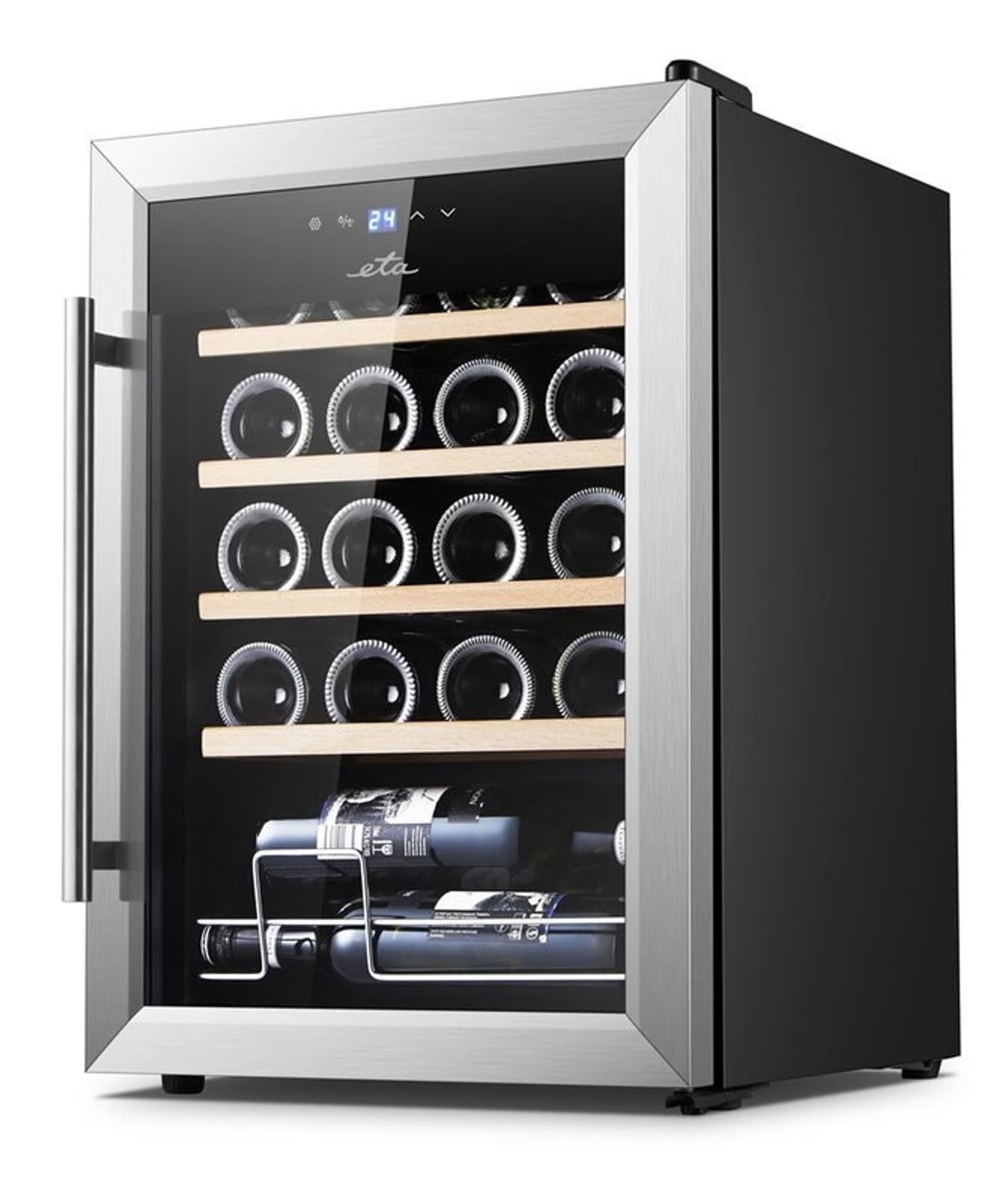 

ETA Wine Cooler ETA953190010G Energy efficiency class G, Free standing, Bottles capacity 20, Black