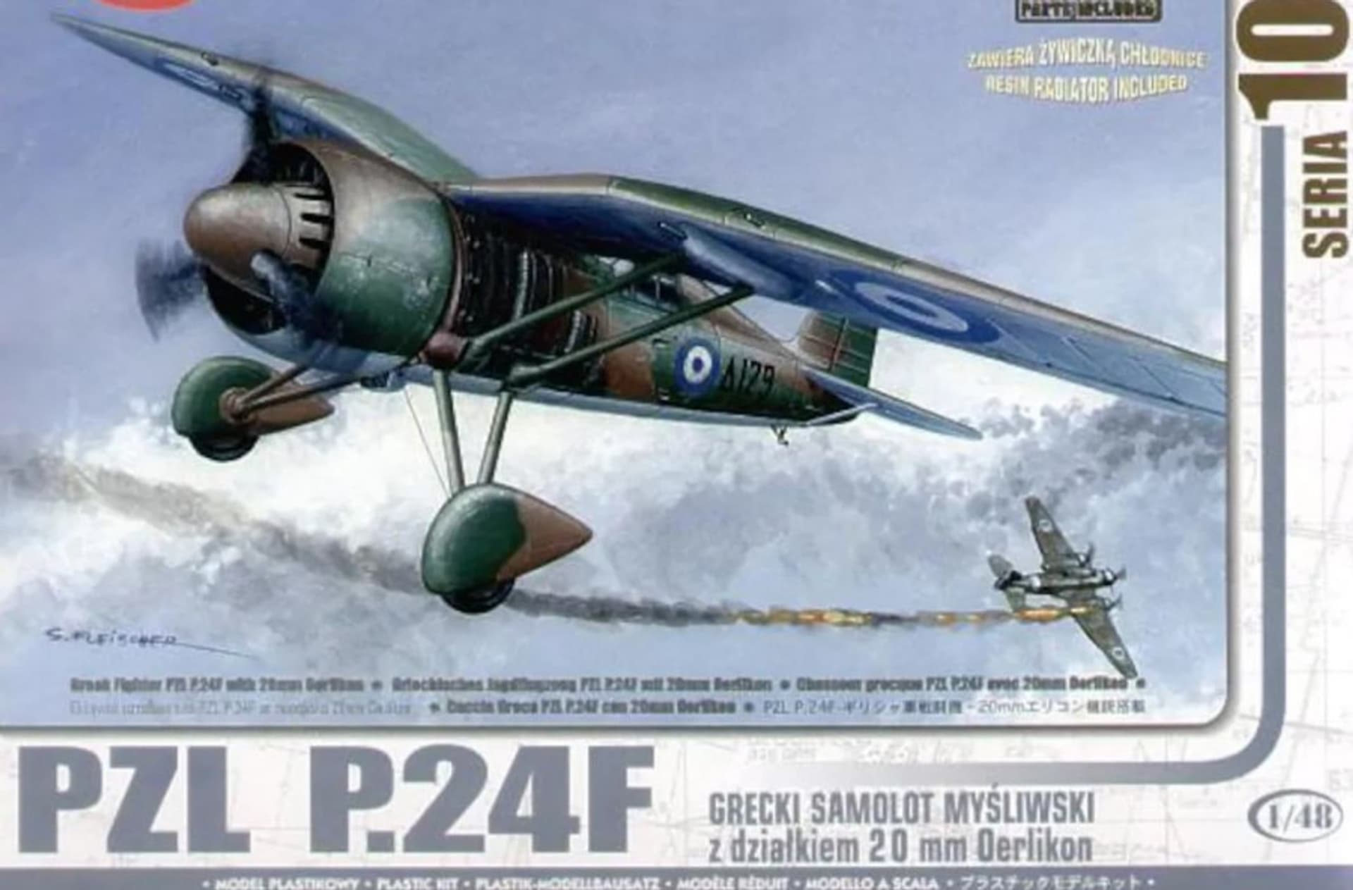 

PZL P.24F Grecki Samolot Myśliwski