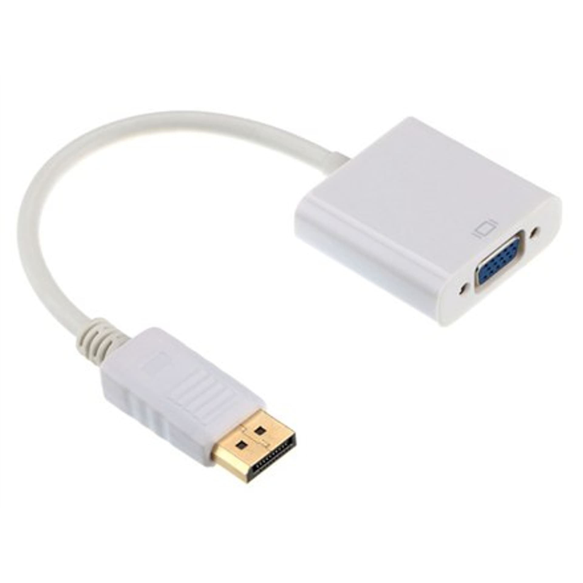 

Adapter Display Port VGA biały