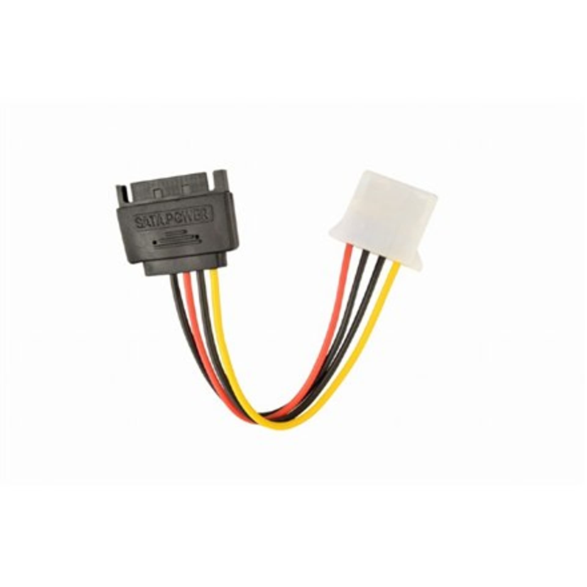 

Kabel SATA zasilający(M)->Molex(M) 15cm, M) 15c