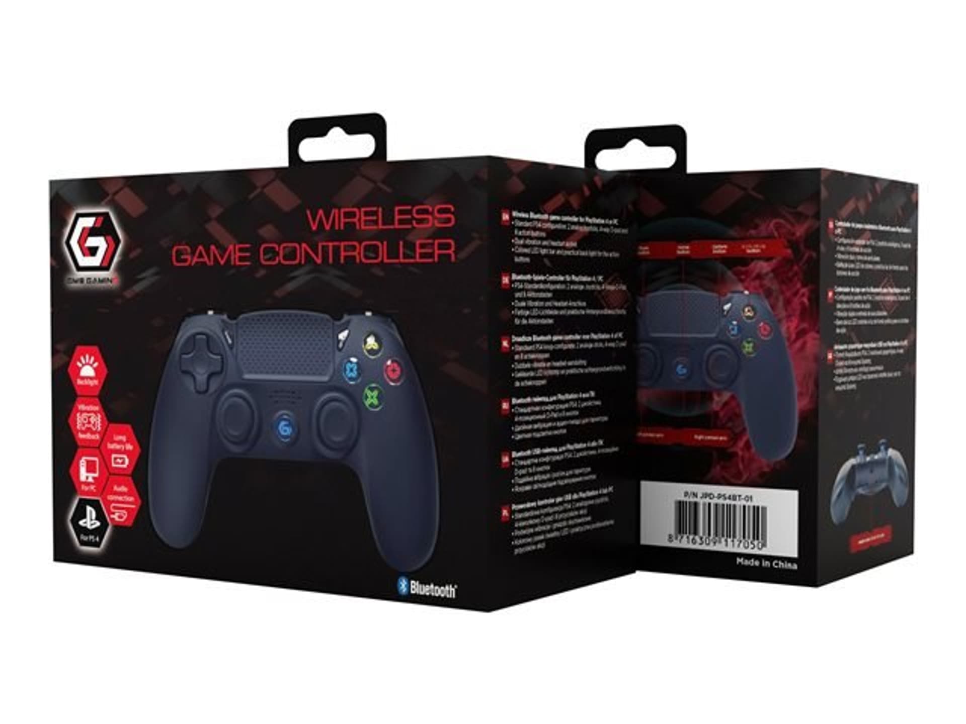 

Gembird Wireless game controller JPD-PS4BT-01 for PlayStation 4 or PC