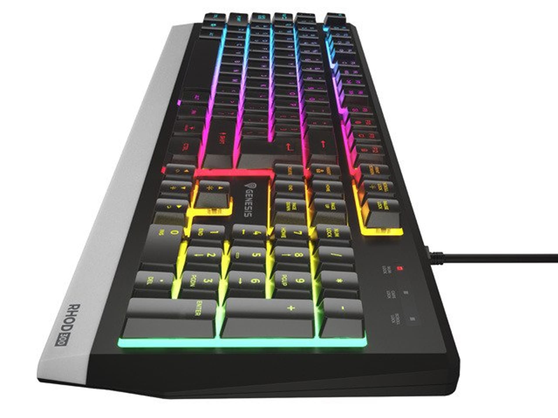 

Genesis Rhod 300 RGB Gaming keyboard, RGB LED light, RU, Black, Wired
